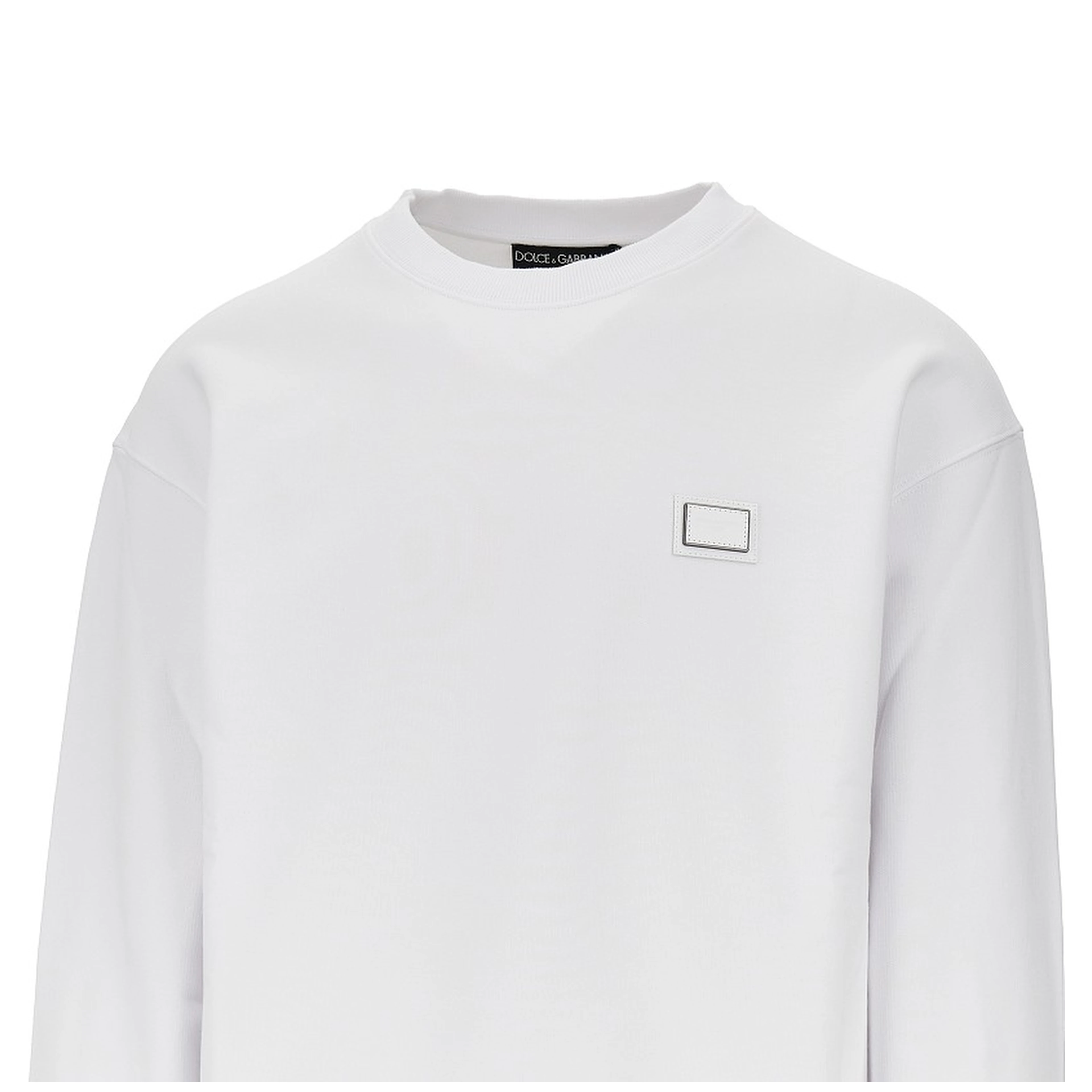 Logo plate crewneck sweatshirt