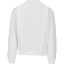 Logo plate crewneck sweatshirt