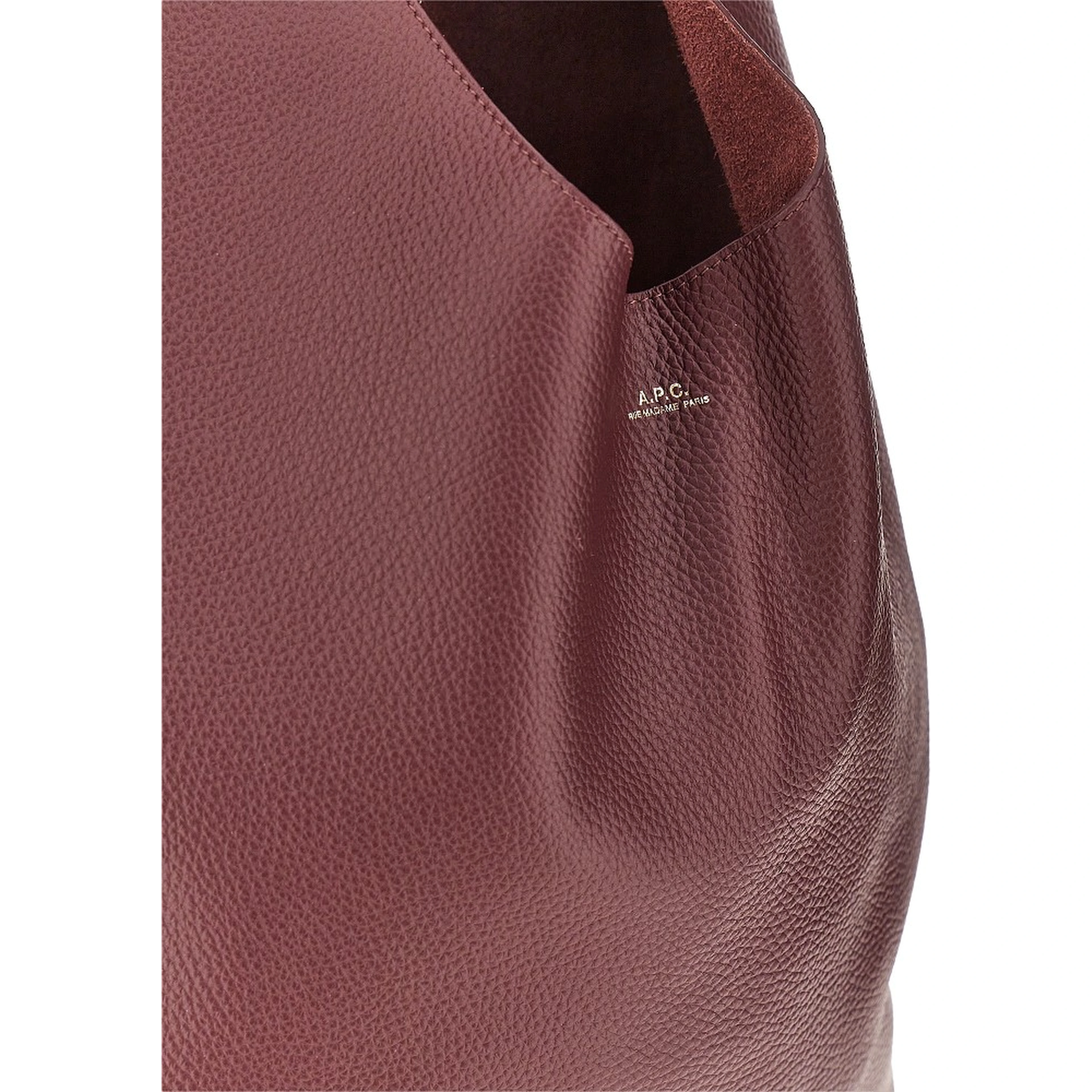 'Le Neige' grained leather bag