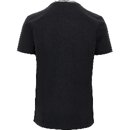 T-shirt with pocket and logo patch