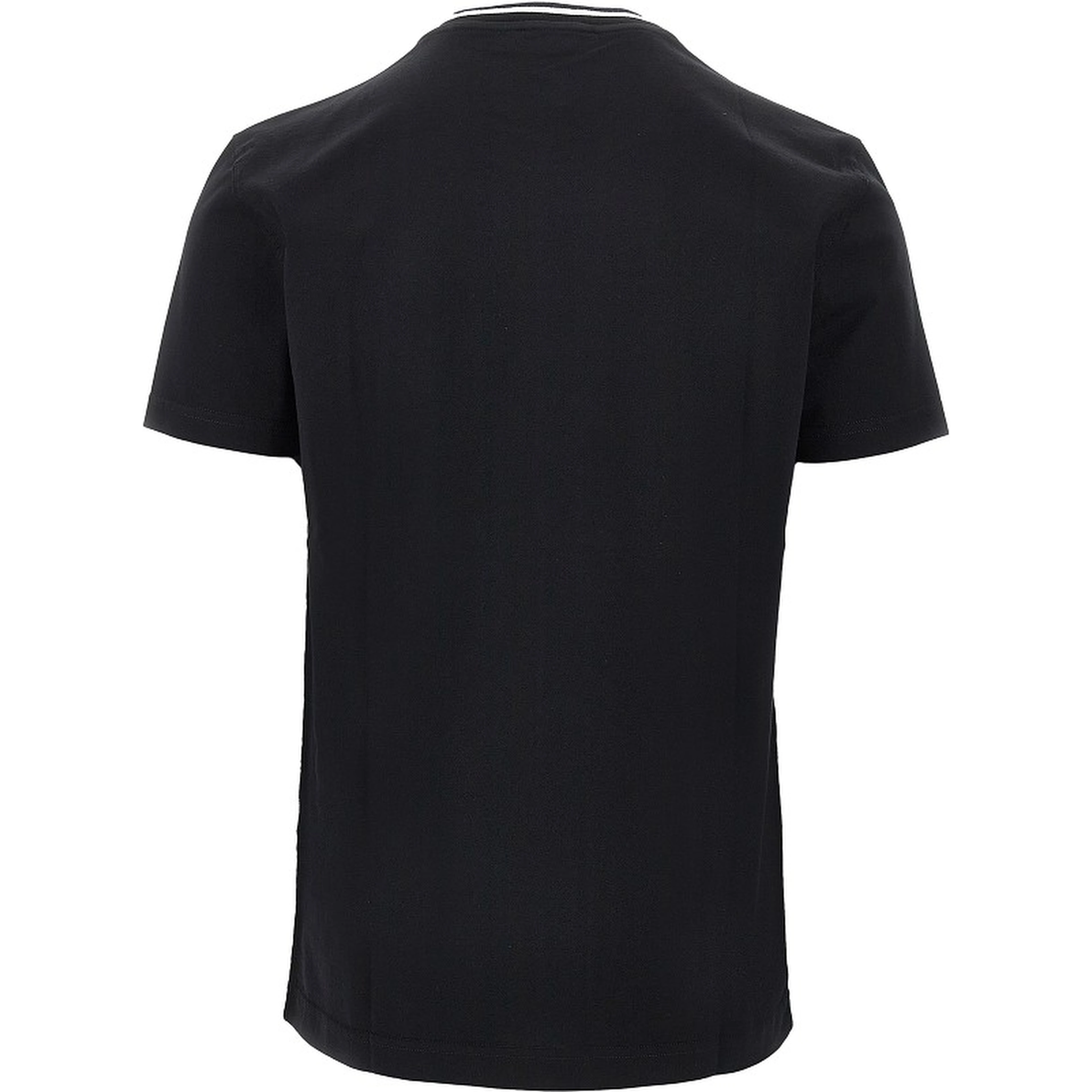 T-shirt with pocket and logo patch