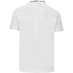 T-shirt with pocket and logo patch