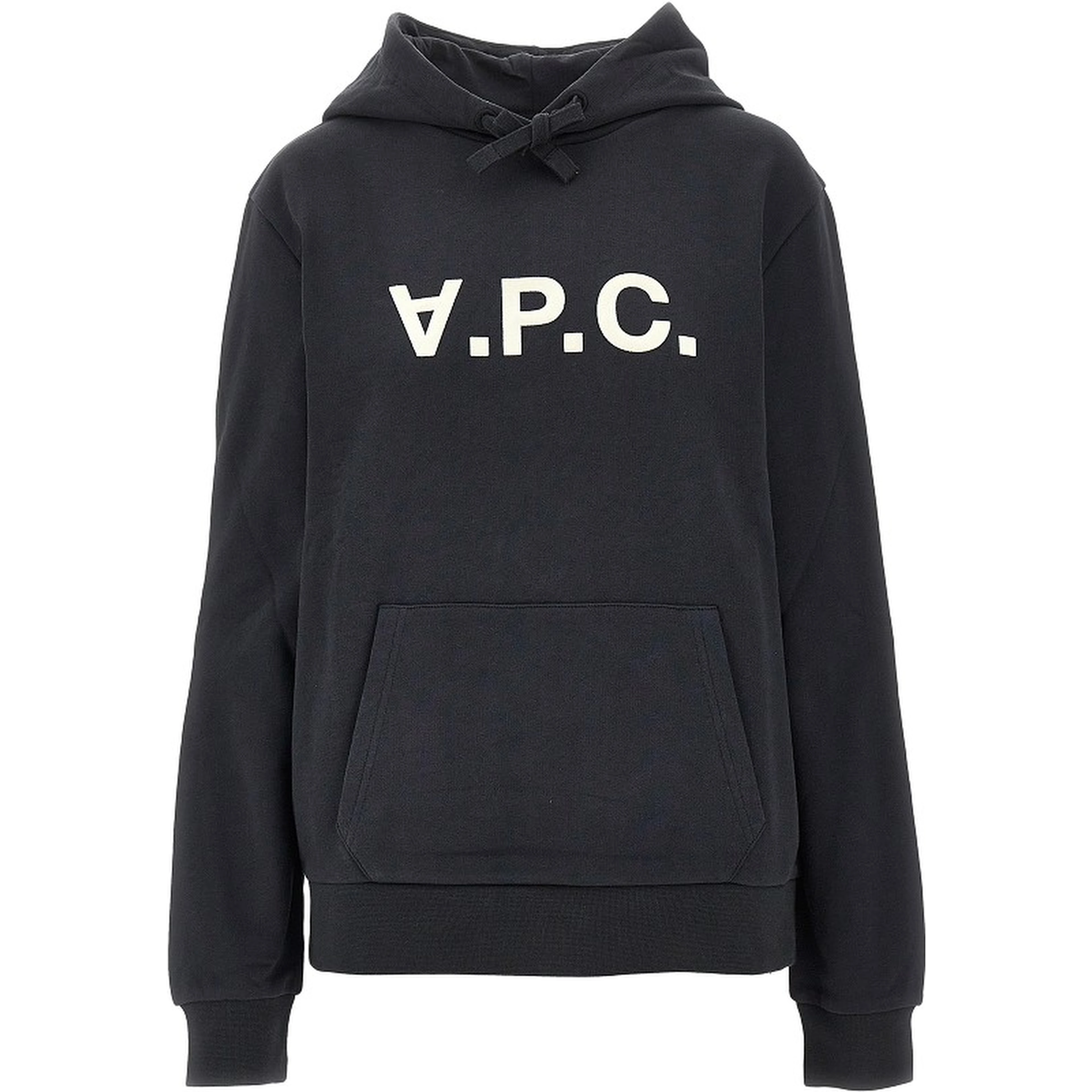 Flocked logo hoodie
