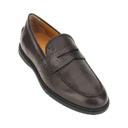 Leather loafers with Gommini sole