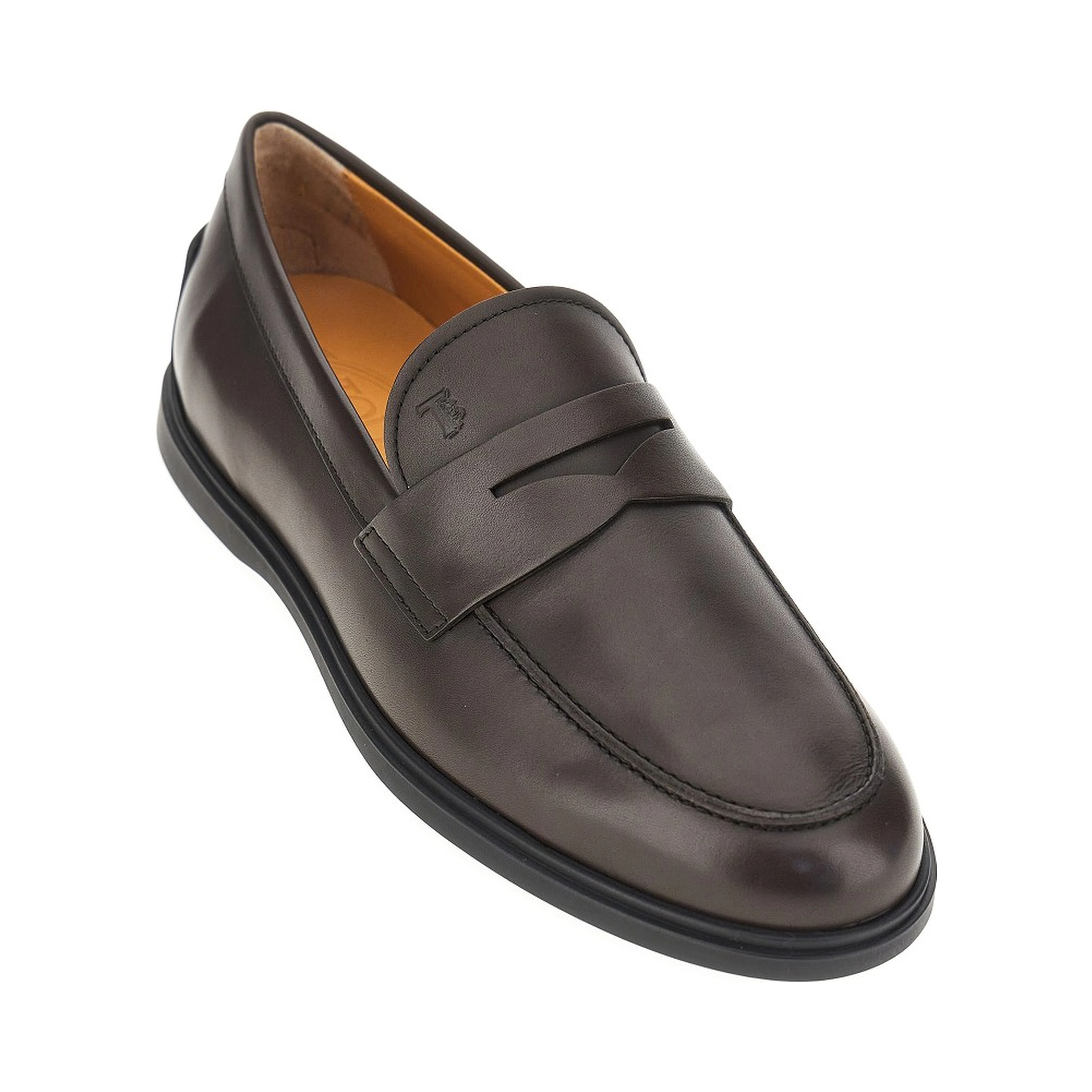 Leather loafers with Gommini sole