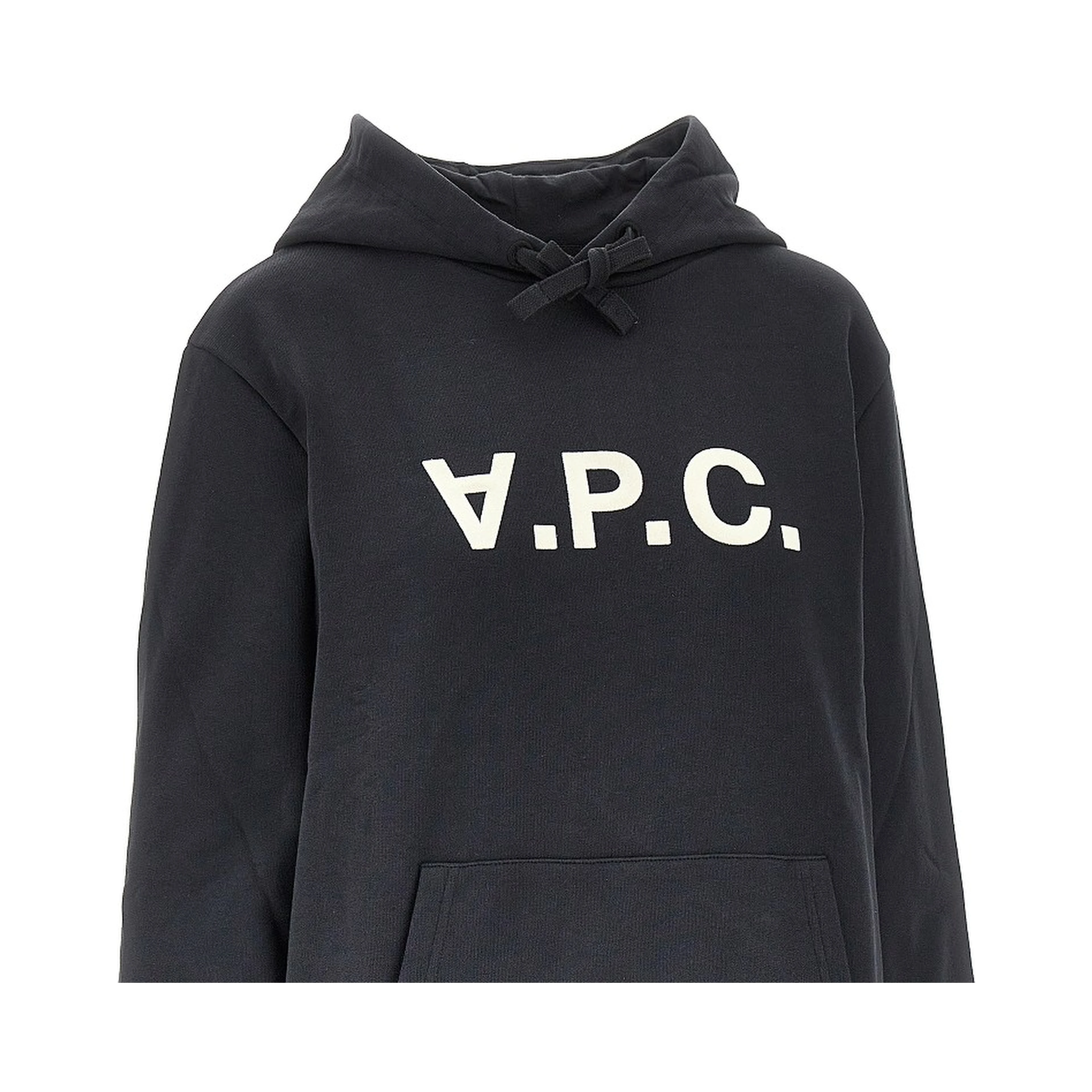 Flocked logo hoodie