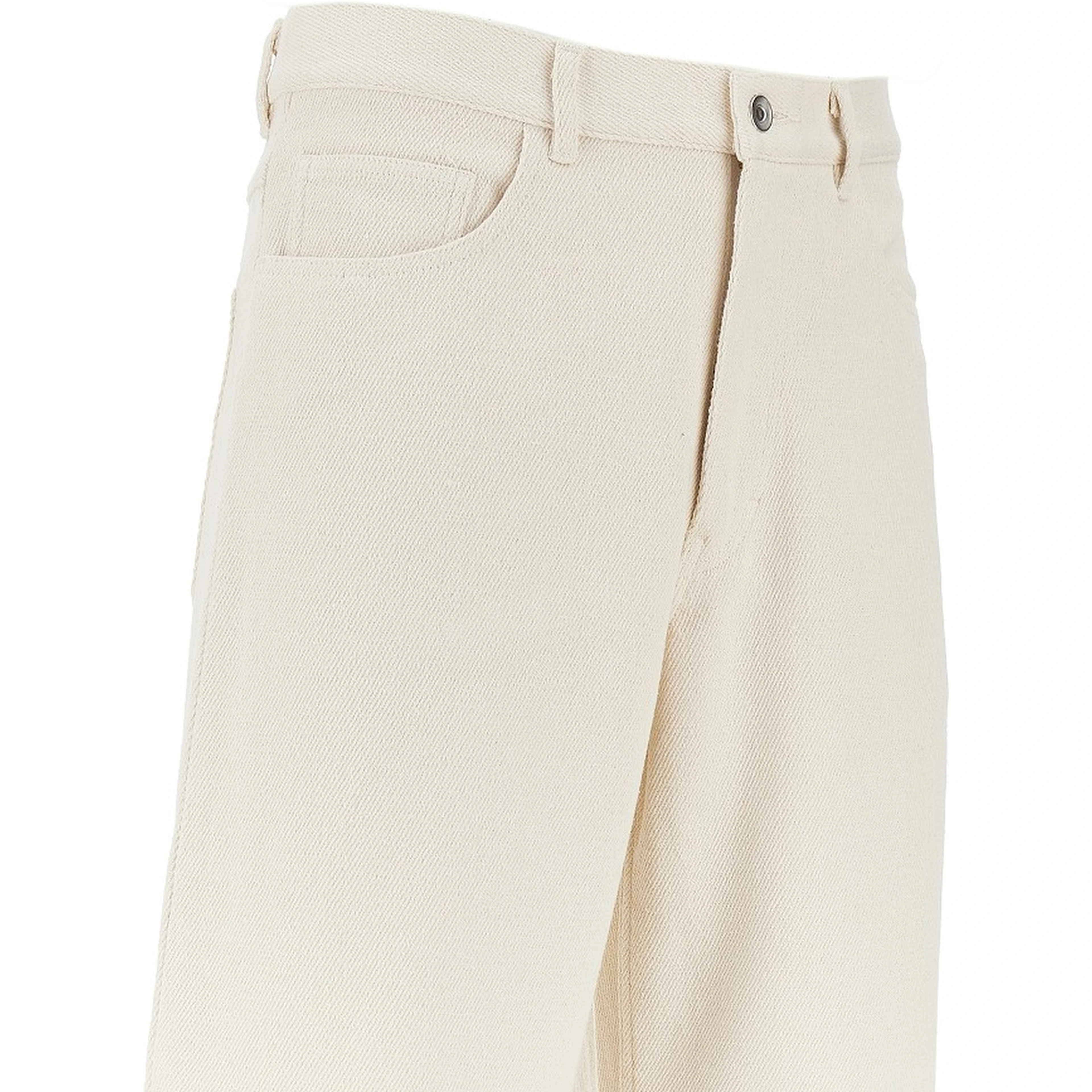 Silk denim shorts