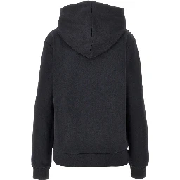 Flocked logo hoodie