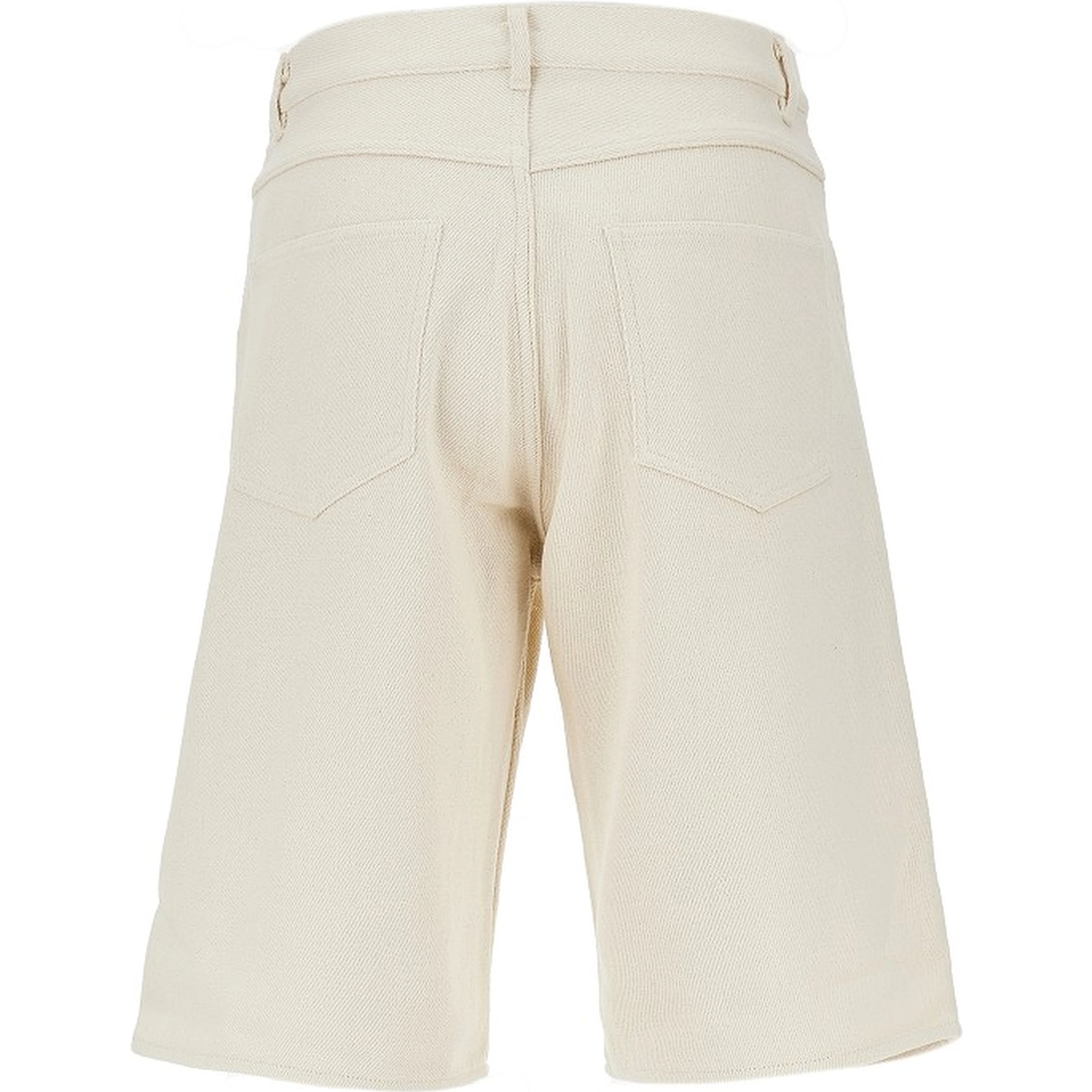 Silk denim shorts