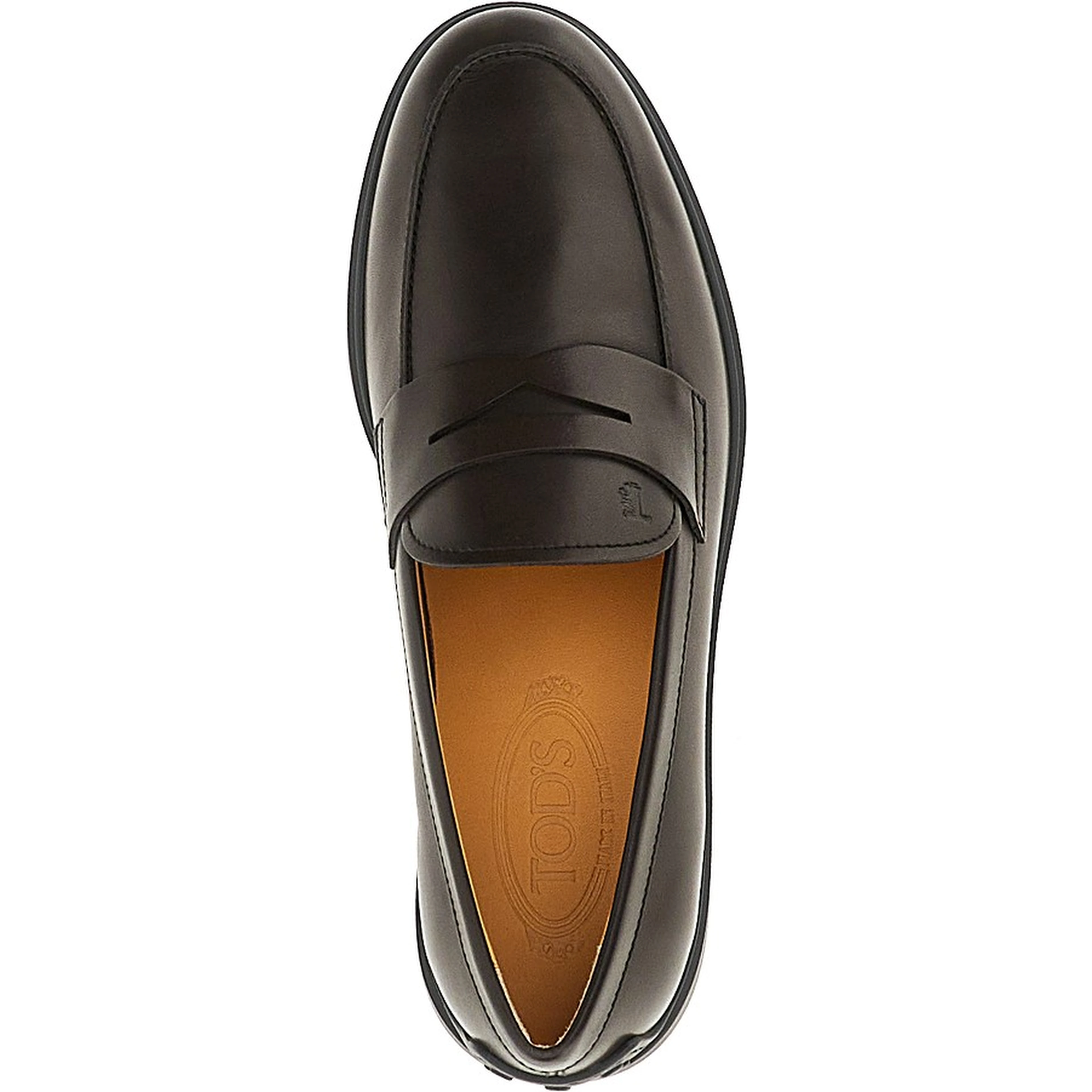 Leather loafers with Gommini sole