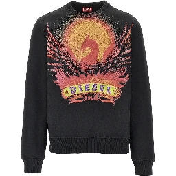 'Phoenix' print crewneck sweatshirt