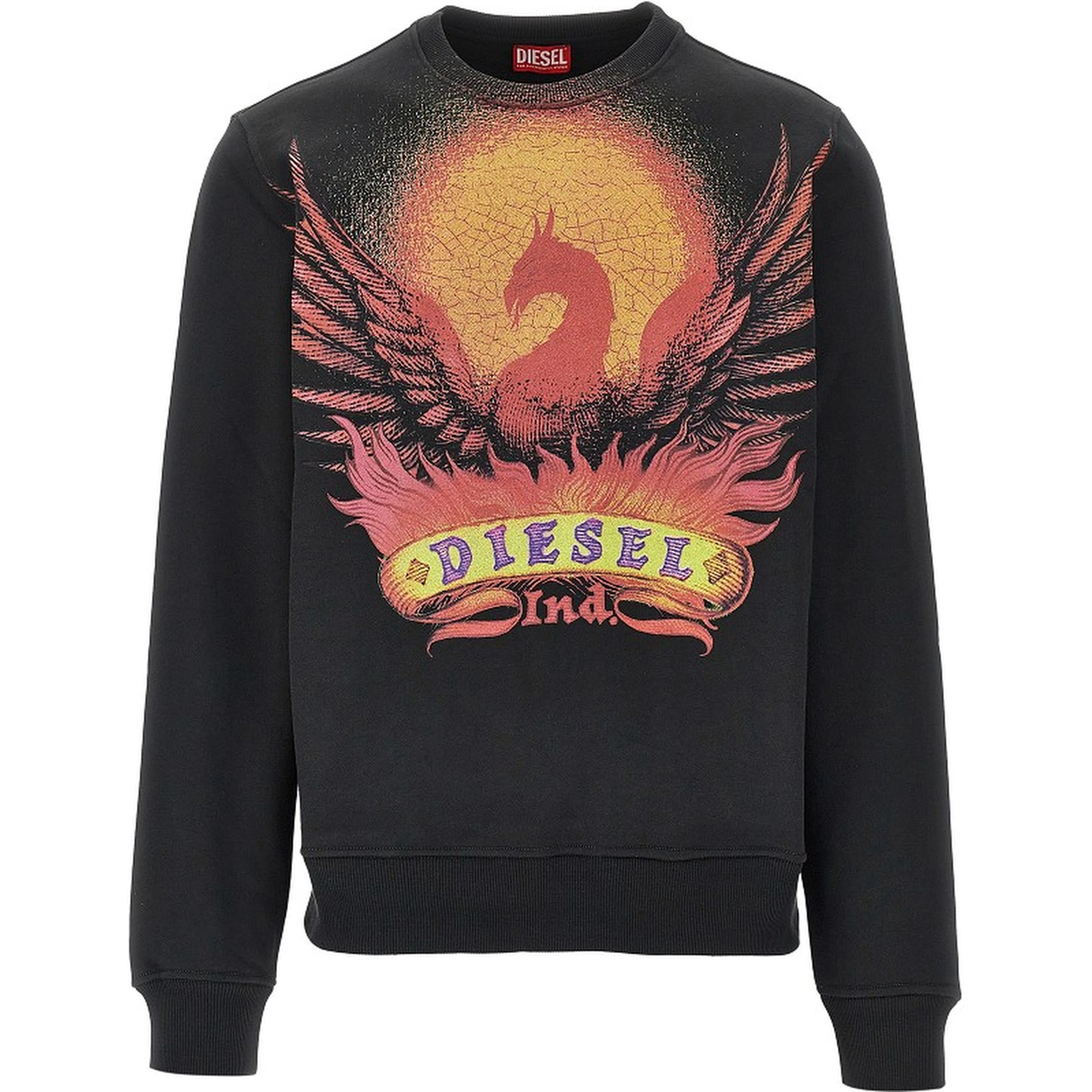 'Phoenix' print crewneck sweatshirt