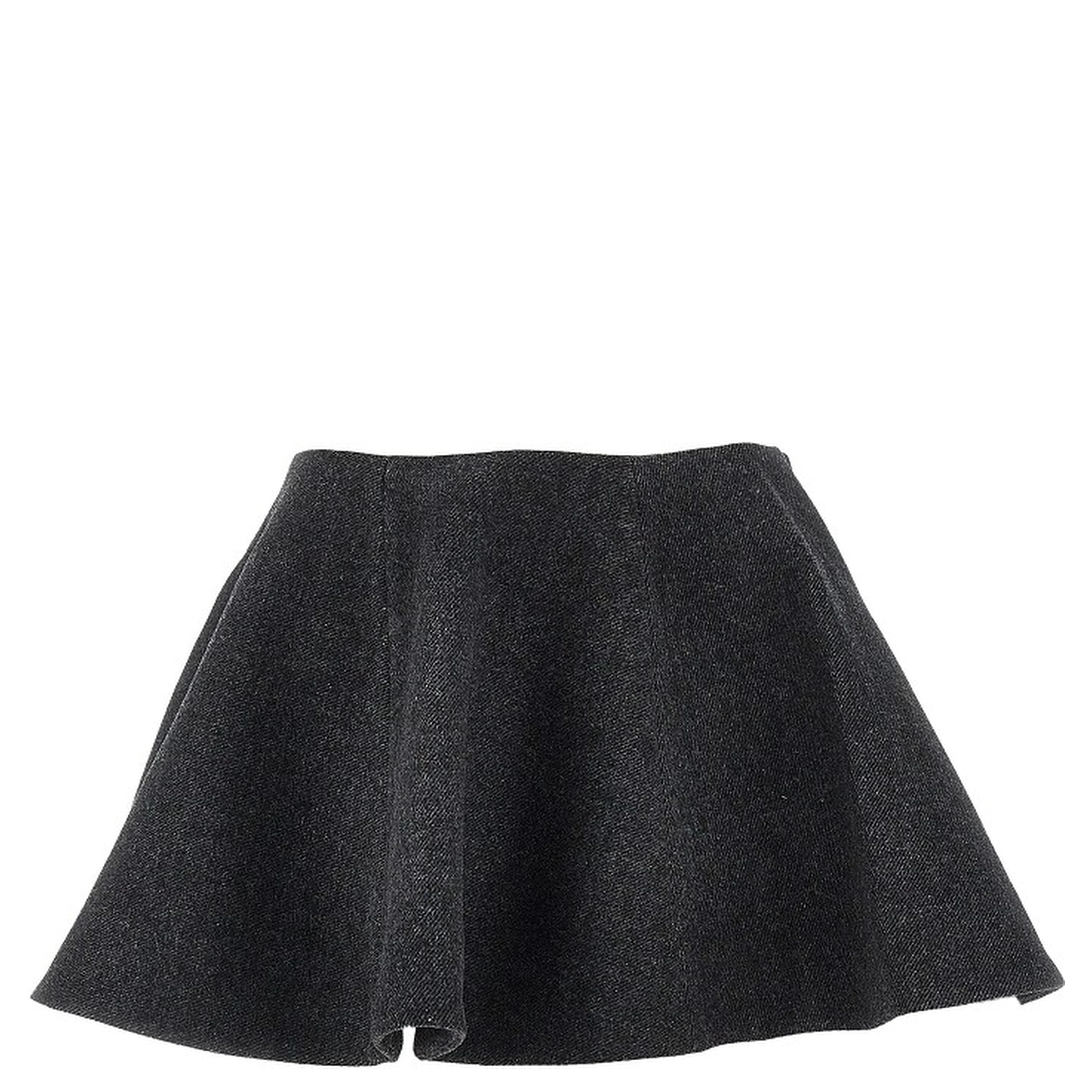 Wool-blend mini skirt