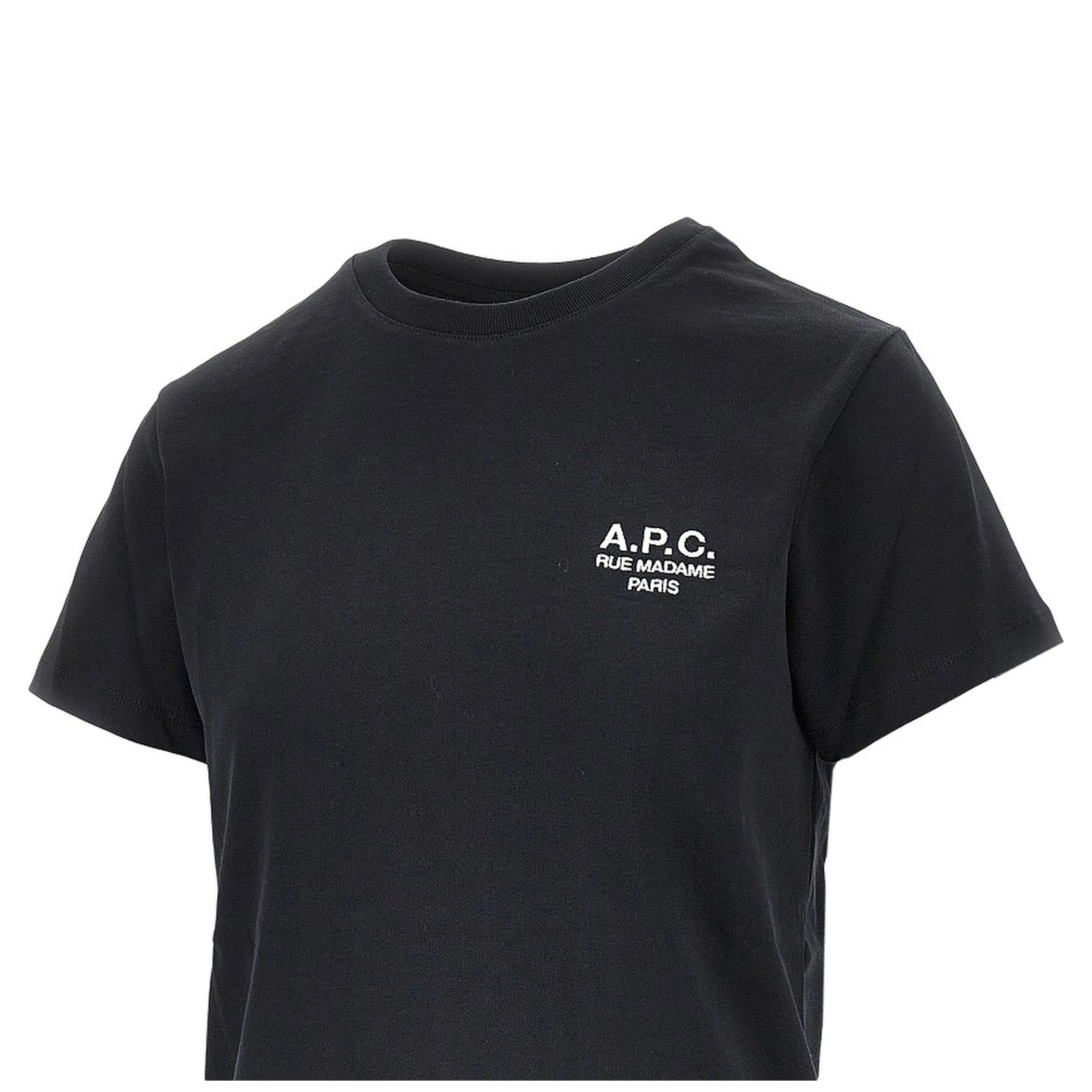 Jersey T-shirt with logo embroidery