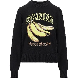 Cotton knitting 'Banana' sweater