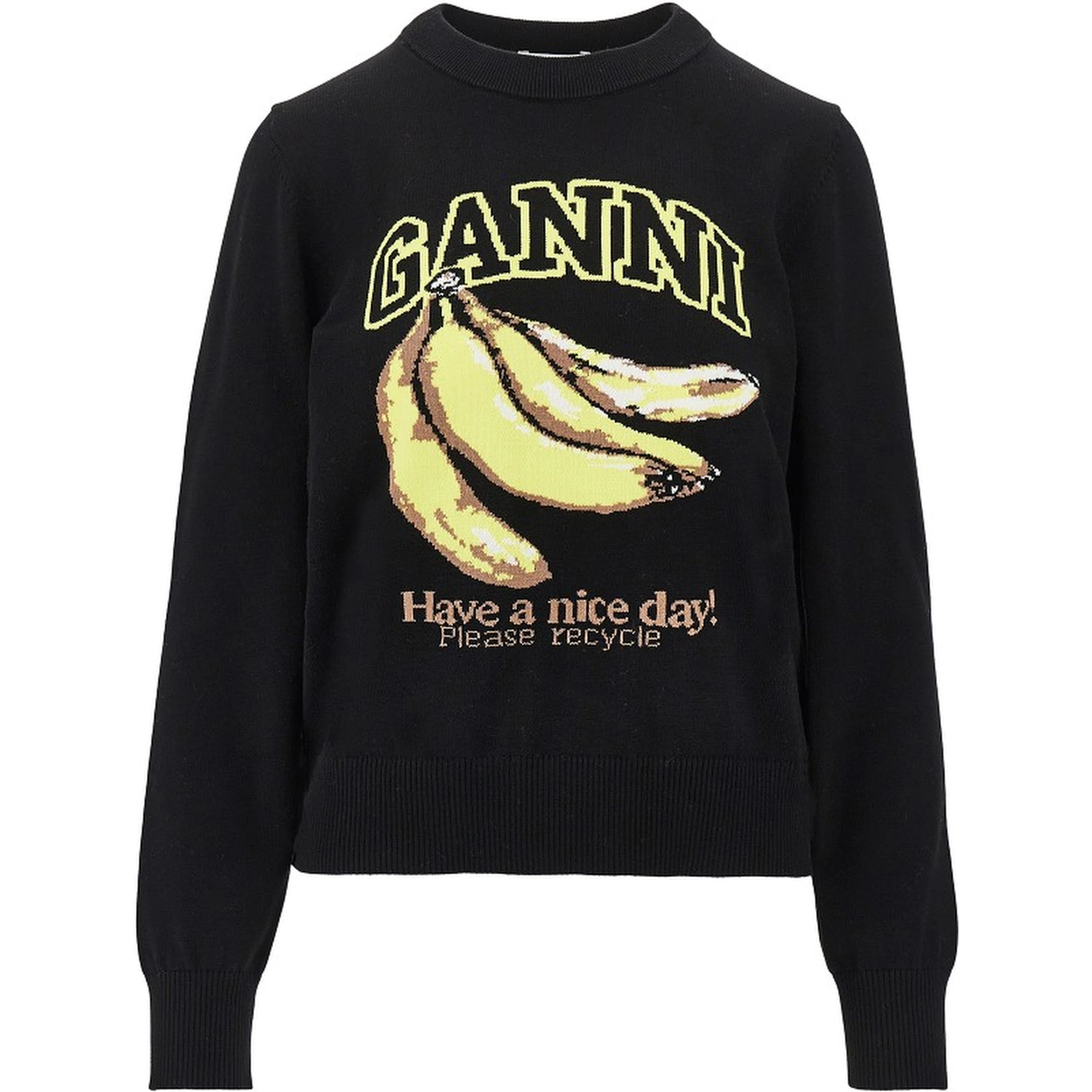 Cotton knitting 'Banana' sweater
