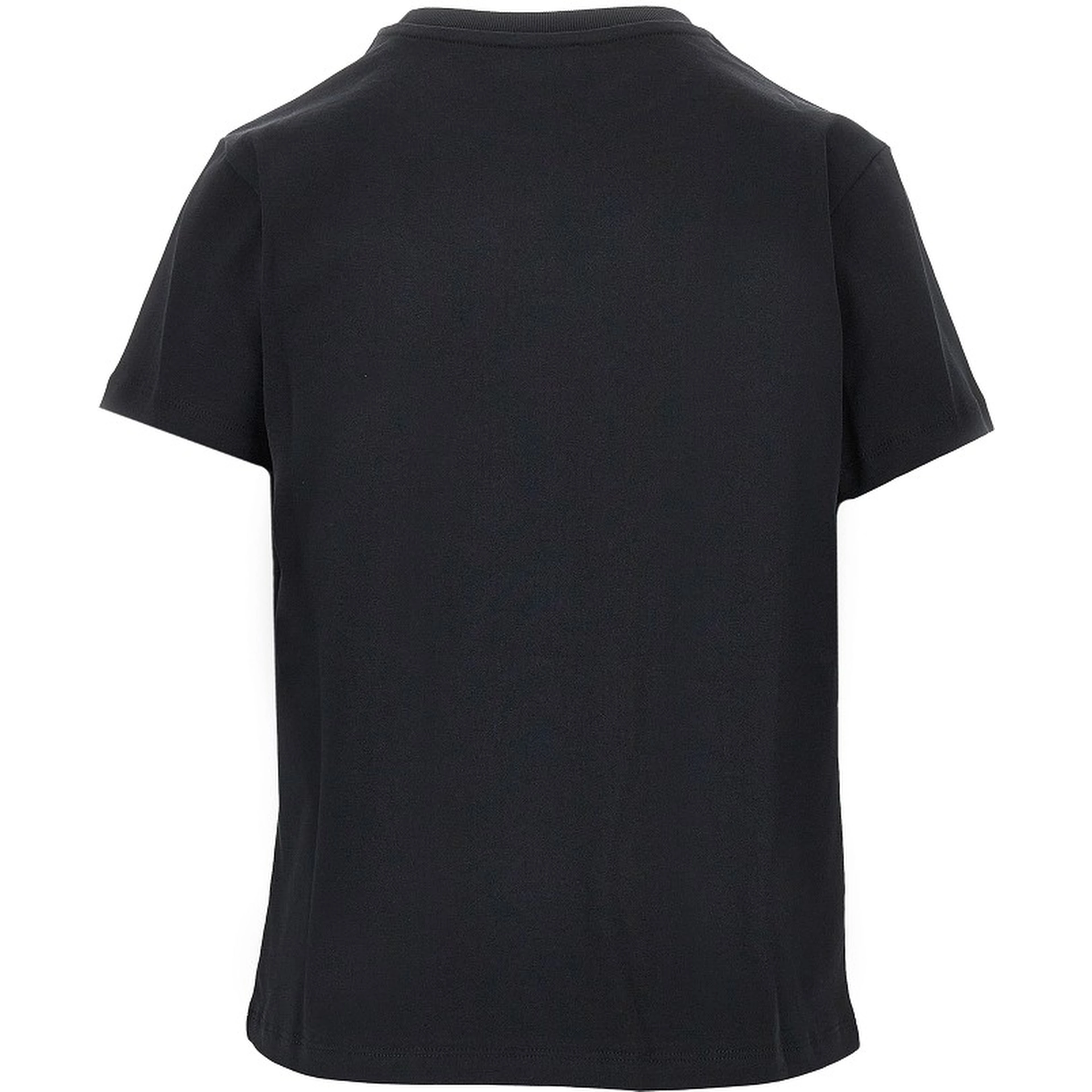 Jersey T-shirt with logo embroidery