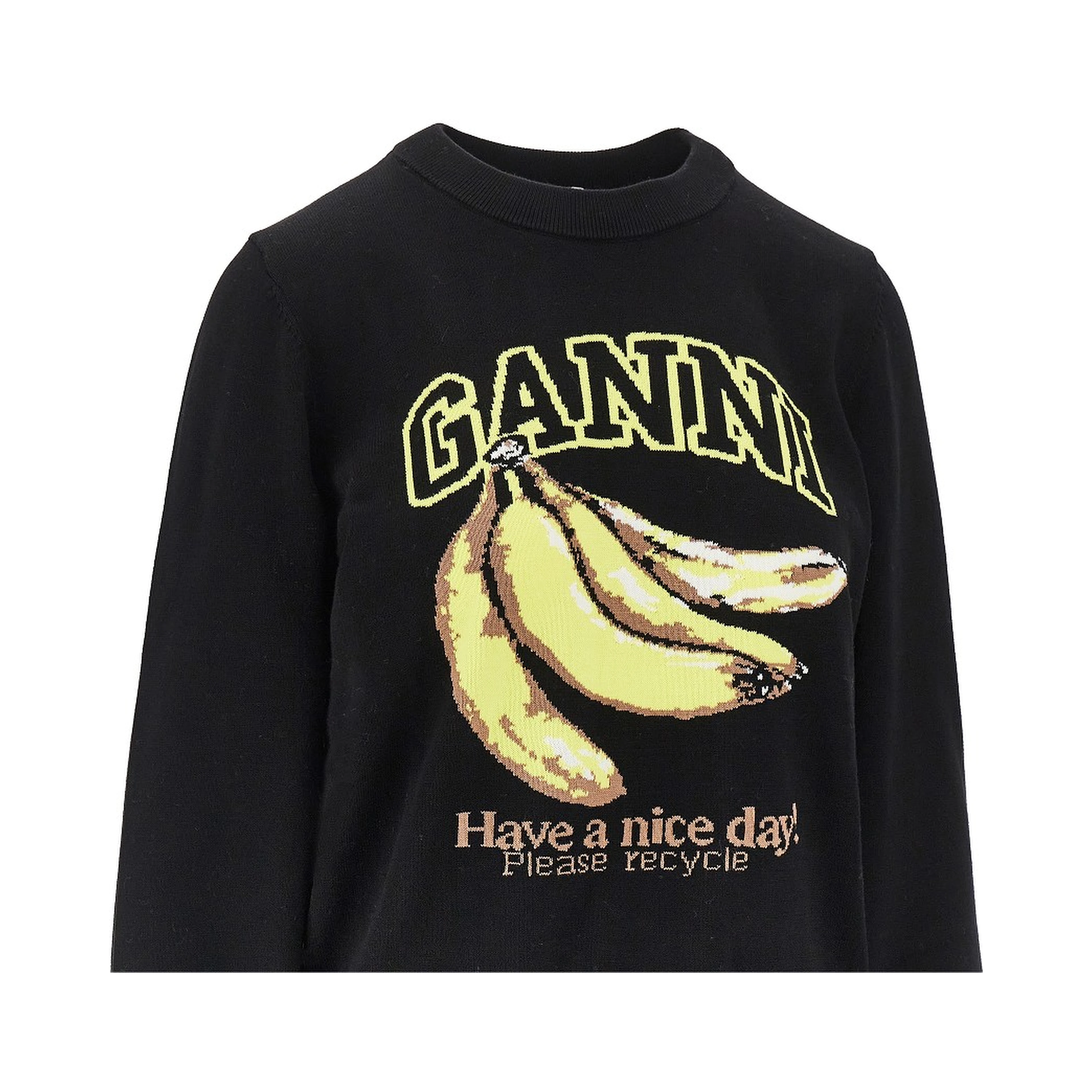 Cotton knitting 'Banana' sweater