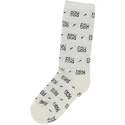 Logo motif sporty socks