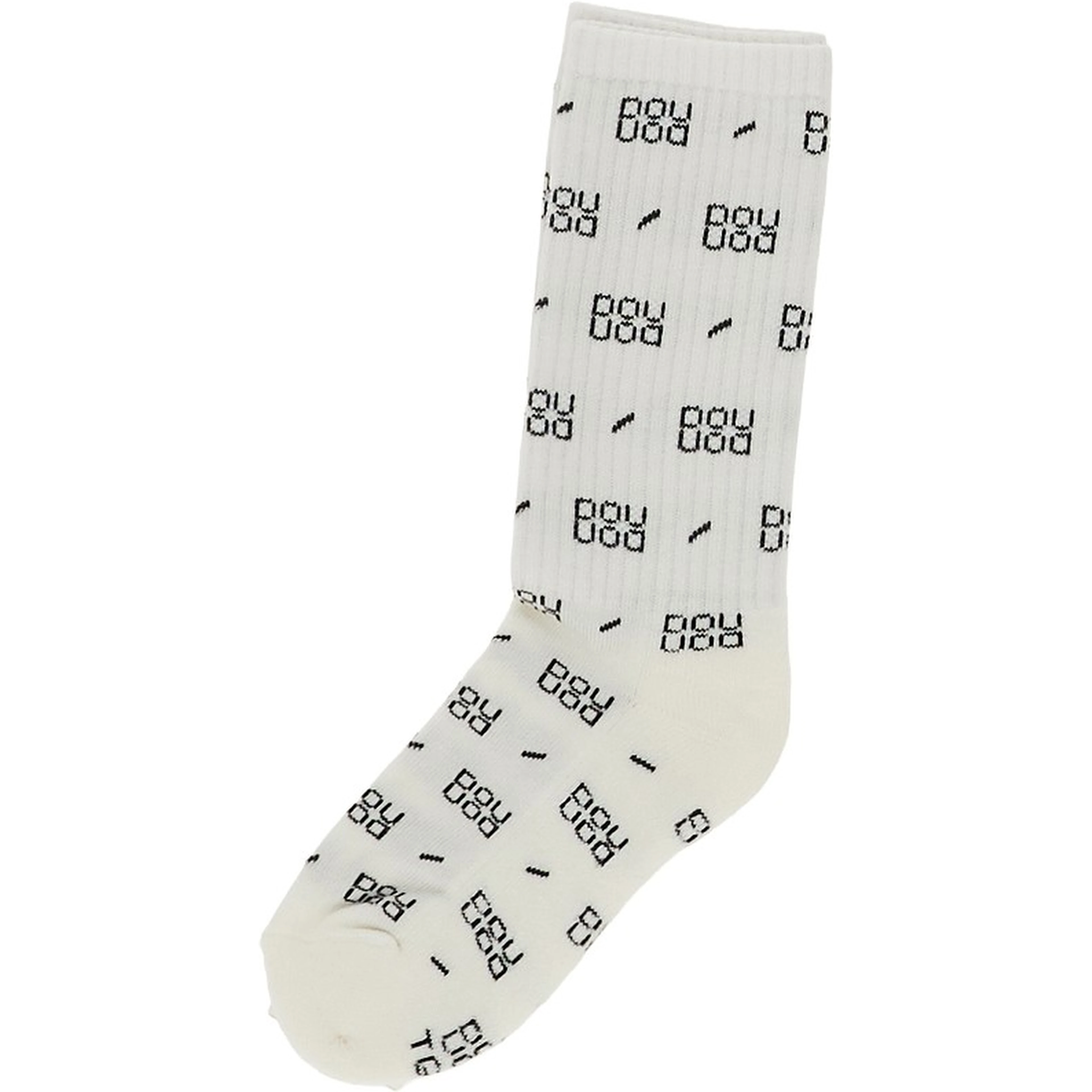 Logo motif sporty socks