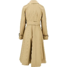 Gabardine fit-and-flare Ellingham car coat