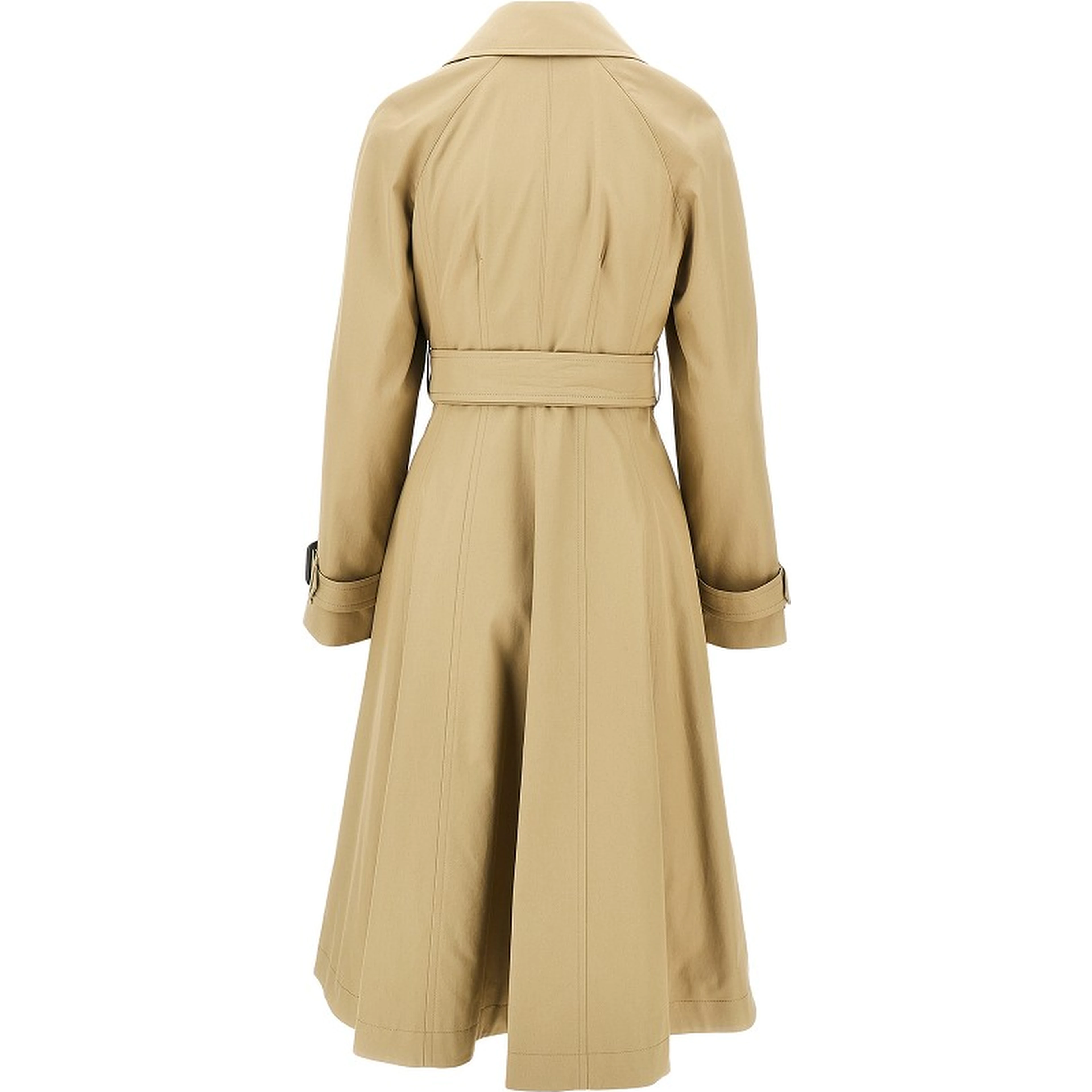 Gabardine fit-and-flare Ellingham car coat
