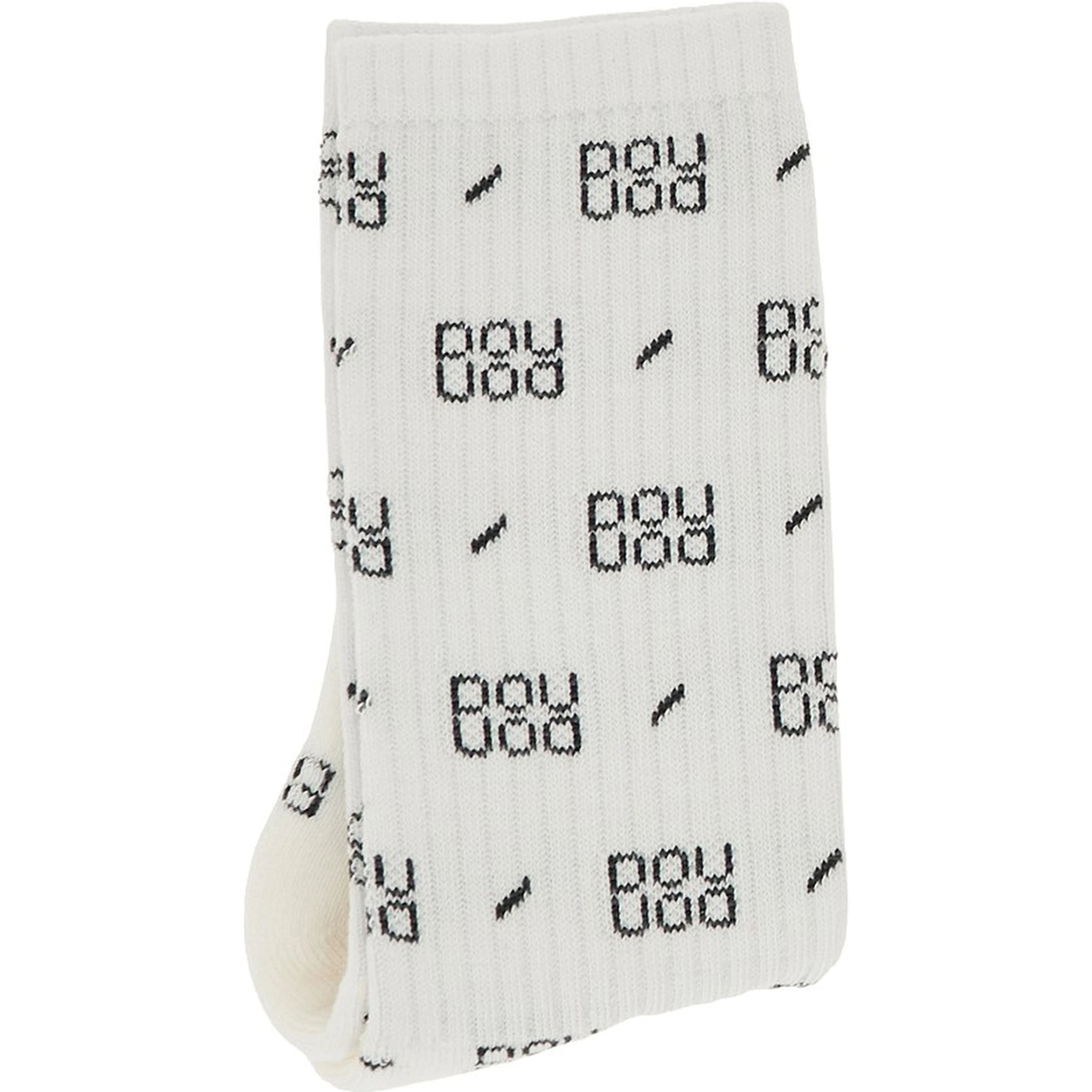 Logo motif sporty socks