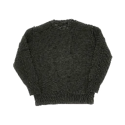 Wool-blend sweater with logo embroidery