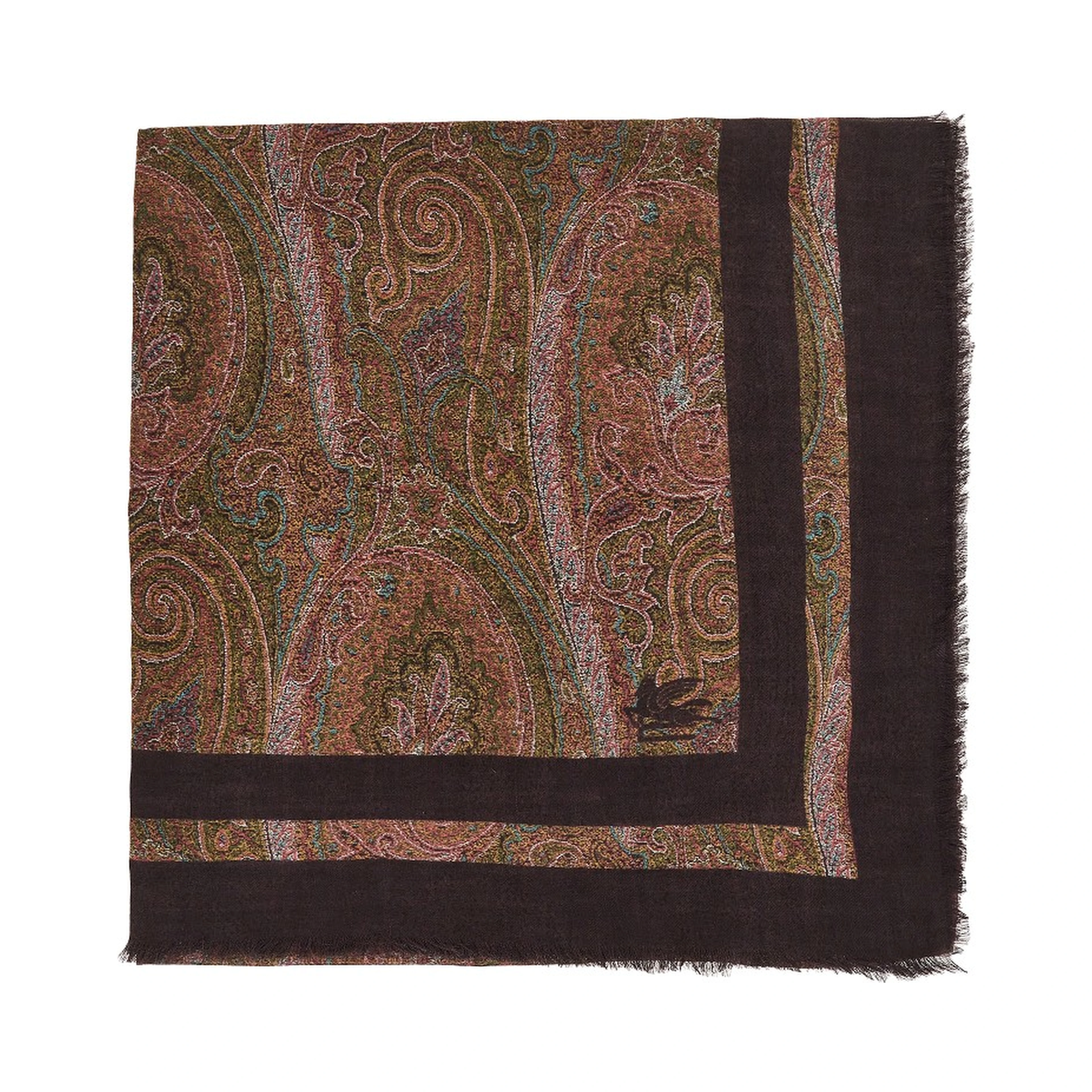 Paisley modal and cashmere shawl