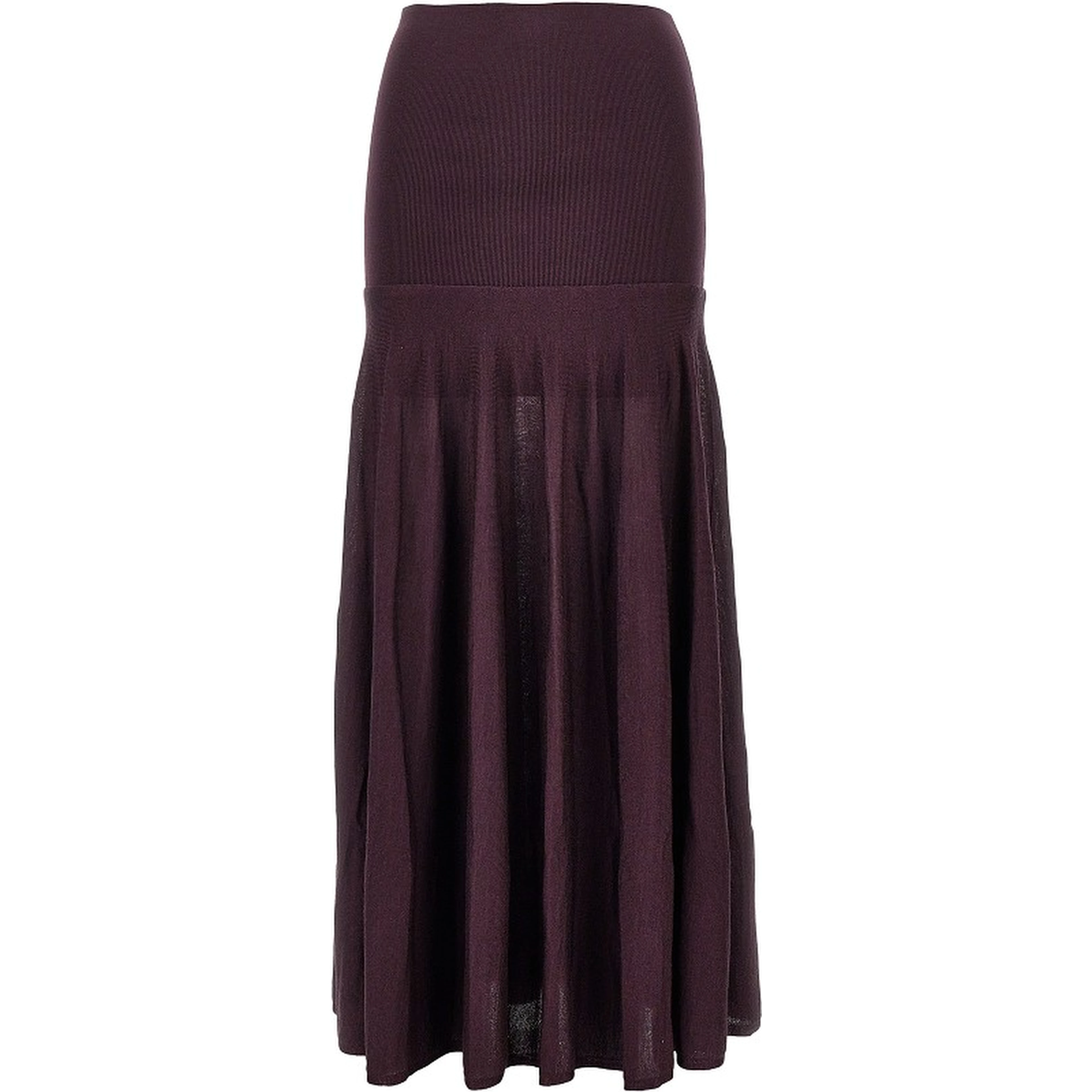 Knitted long skirt