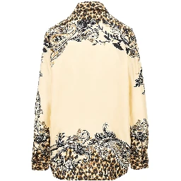 Animalier Paisley silk twill shirt