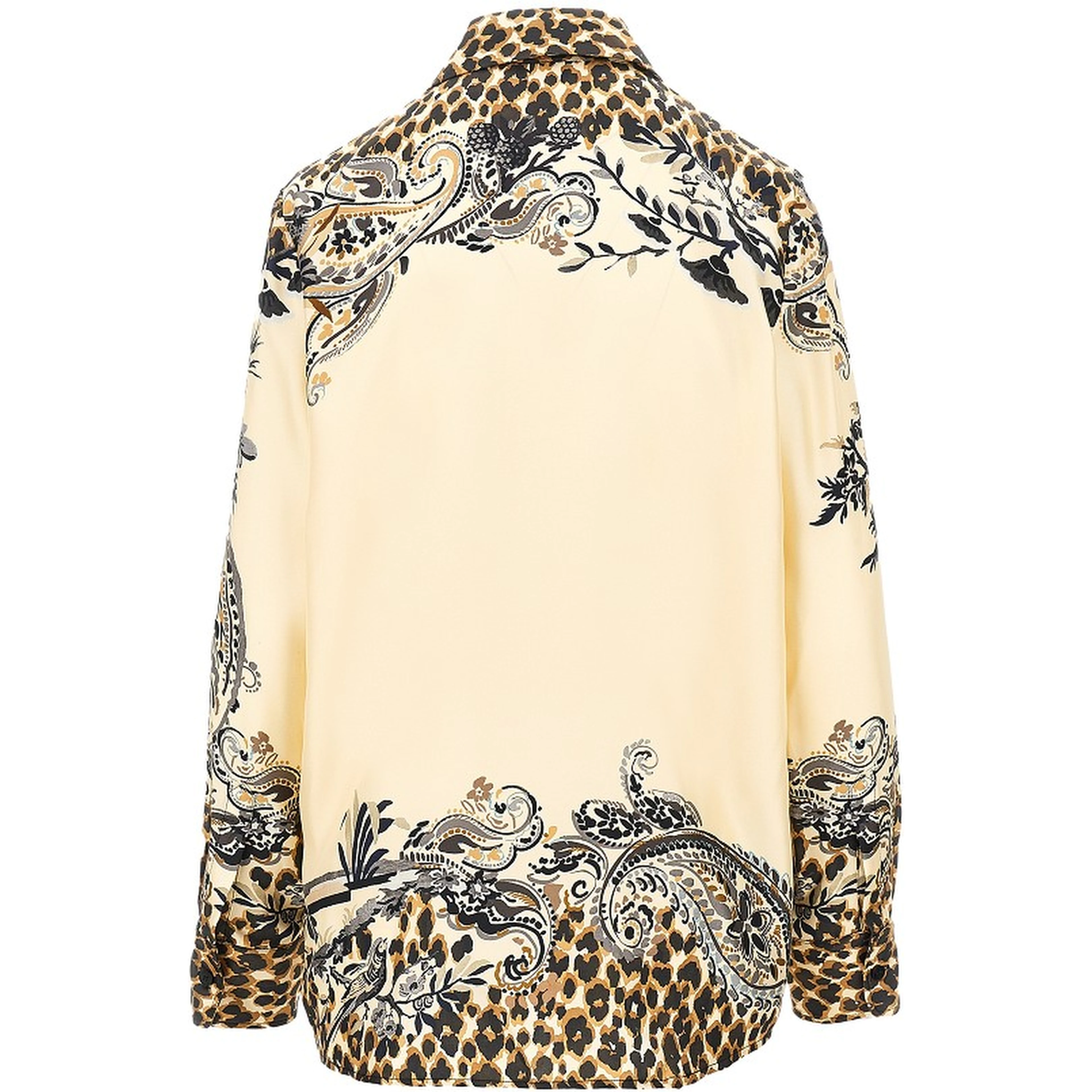 Animalier Paisley silk twill shirt