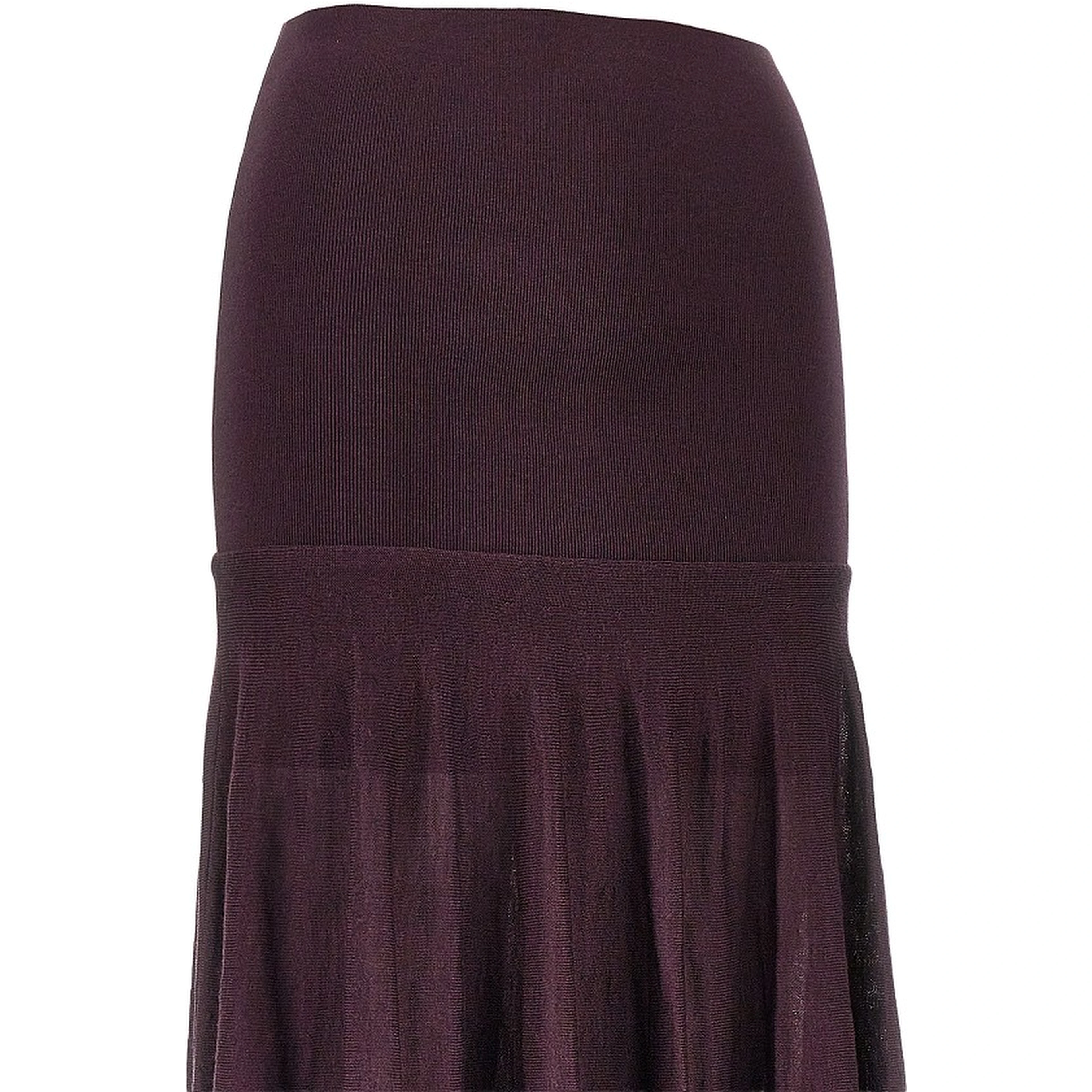 Knitted long skirt