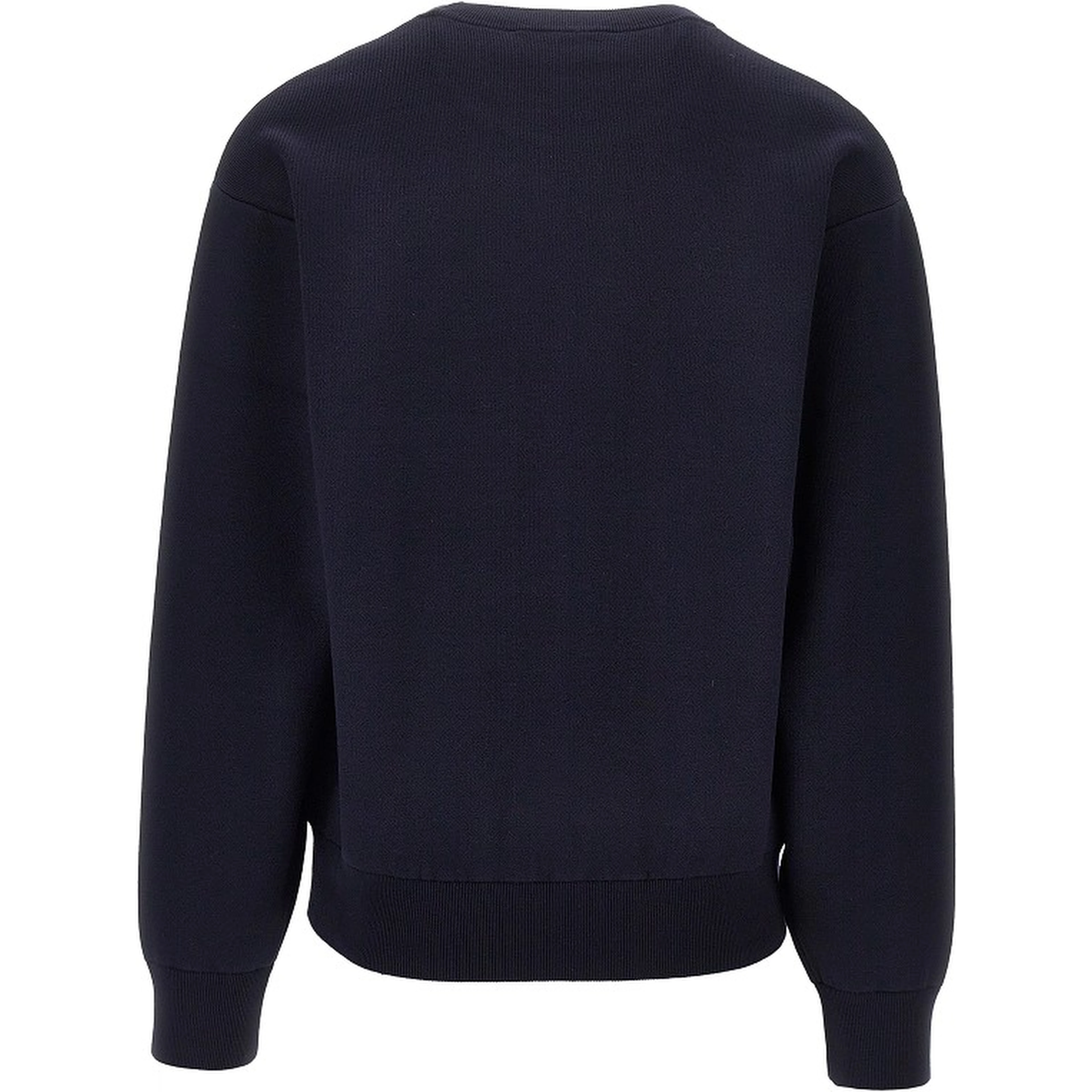 Knitted sweater with logo