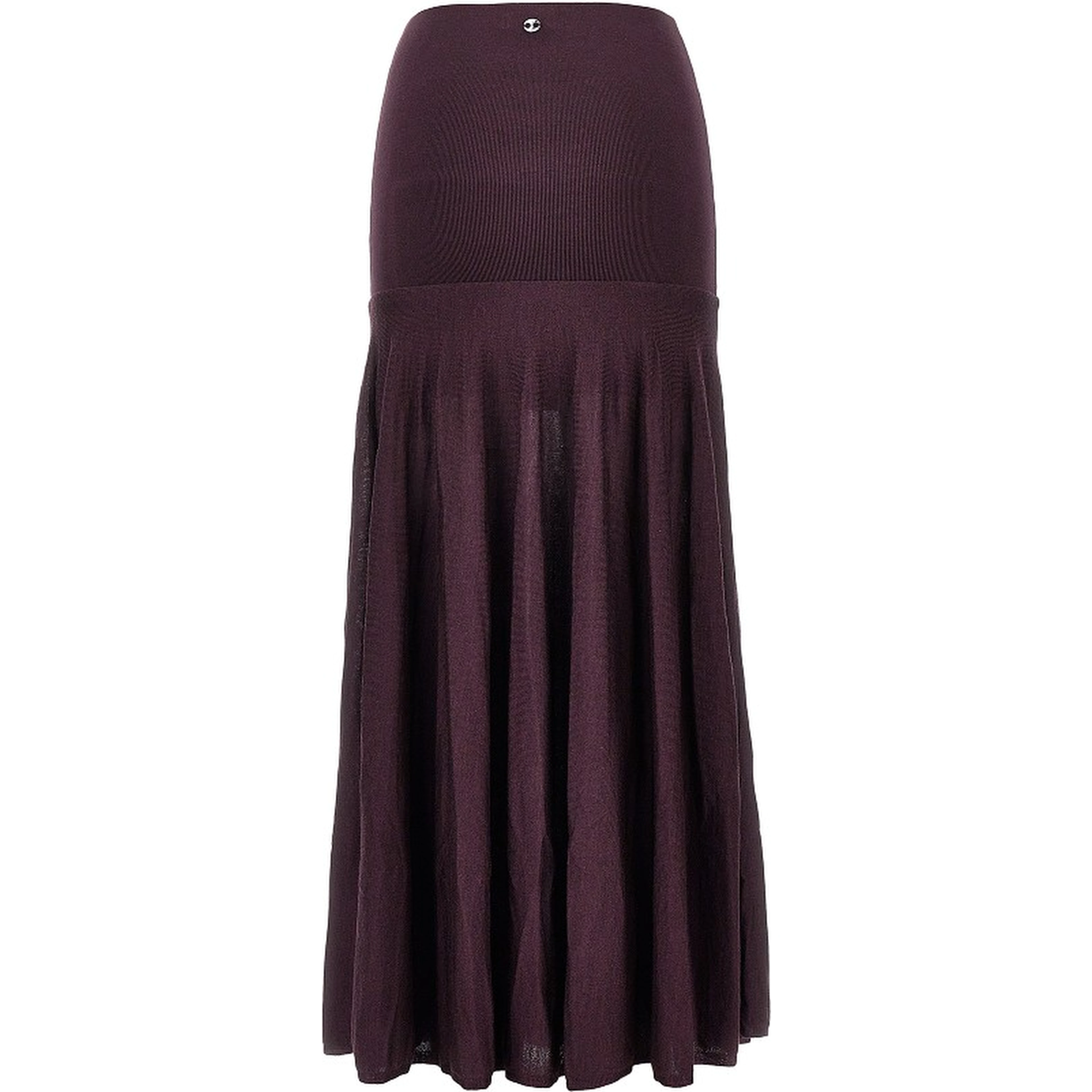 Knitted long skirt