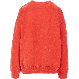 Cotton sweatshirt with 'Cherry' print
