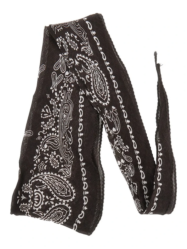 Cashmere-blend scarf with Bandana motif