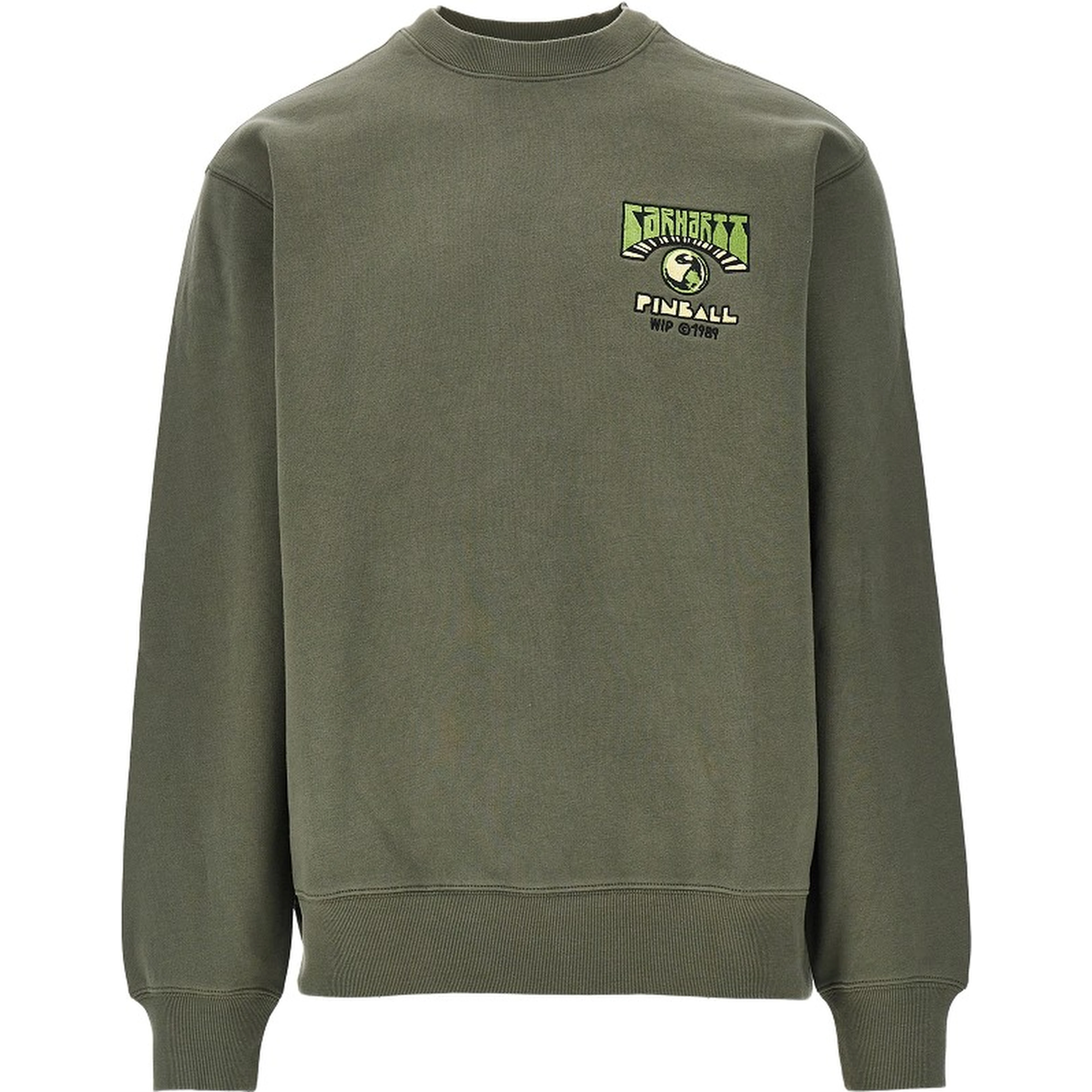 'Pinball' embroidery crewneck sweatshirt
