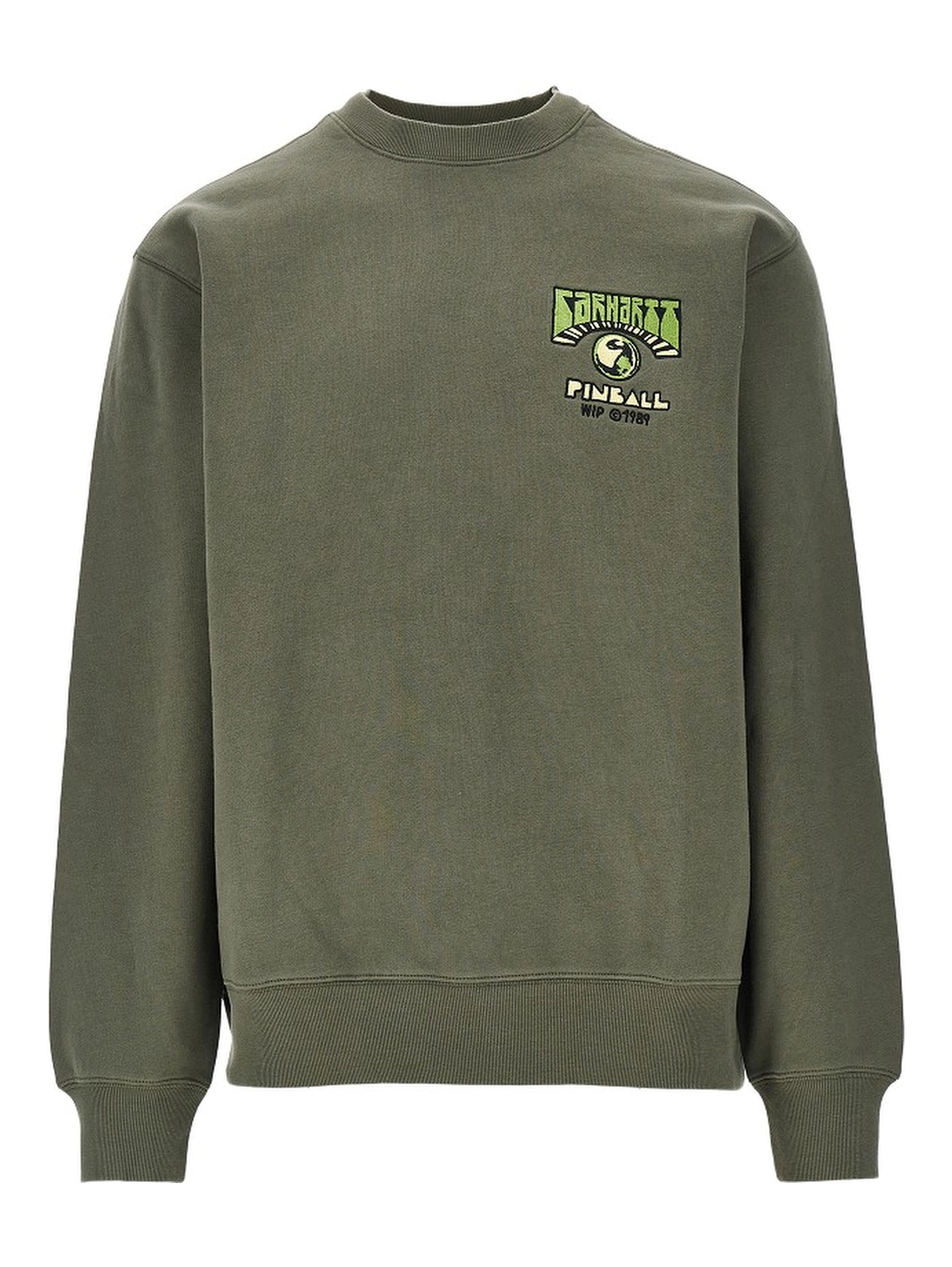 'Pinball' embroidery crewneck sweatshirt