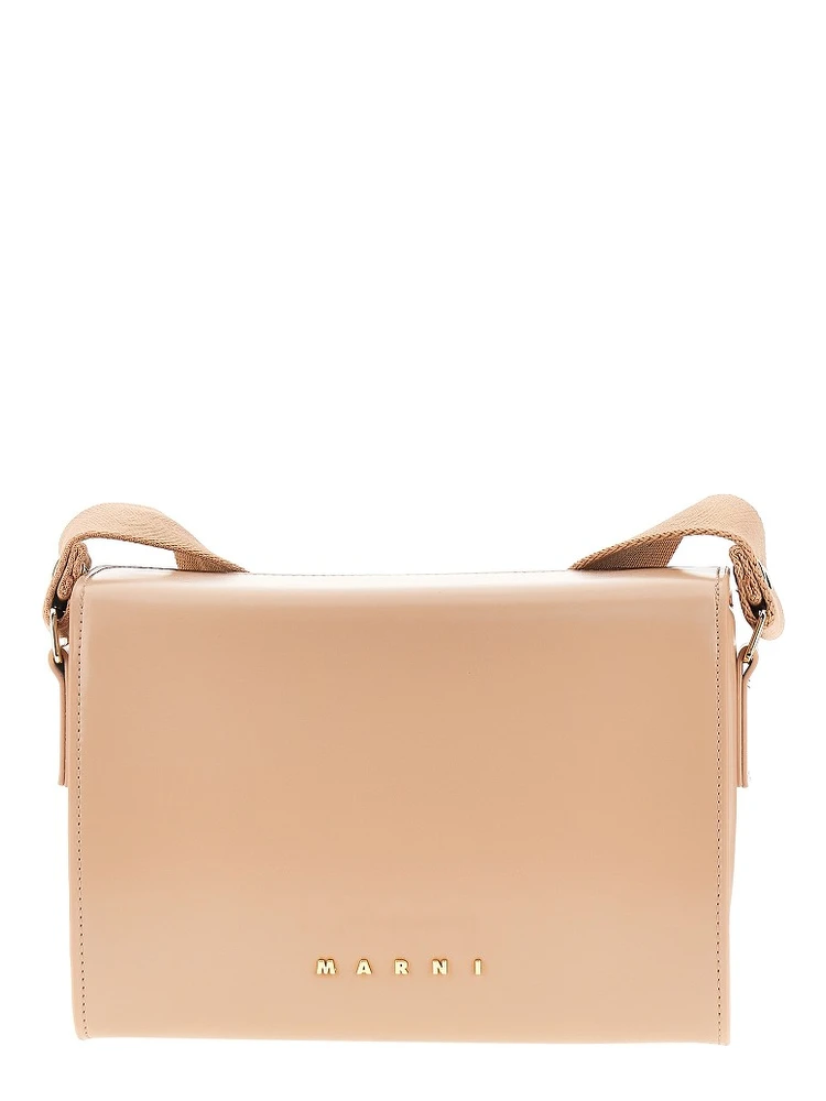 Faux leather crossbody bag