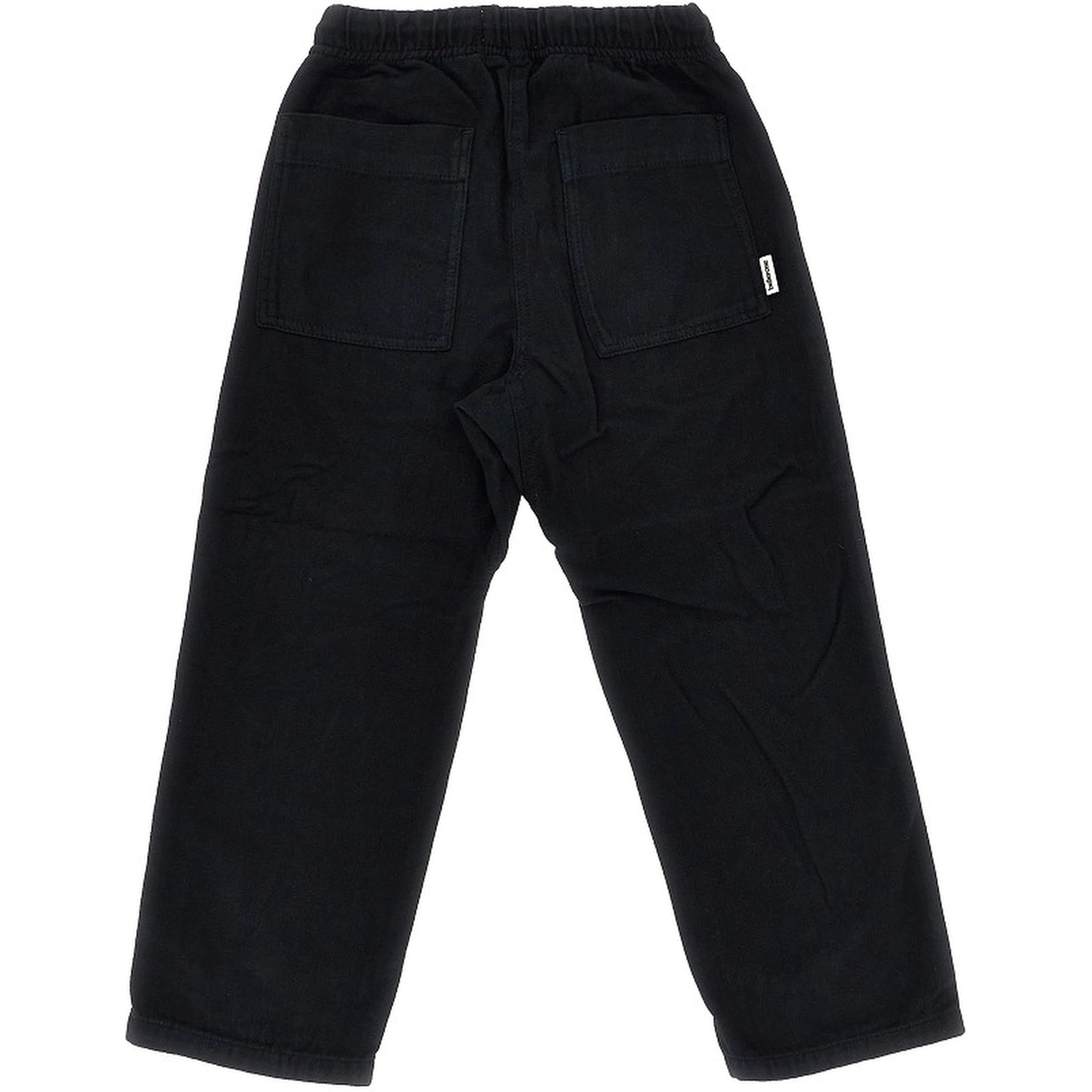 Cotton-blend wide-leg pants