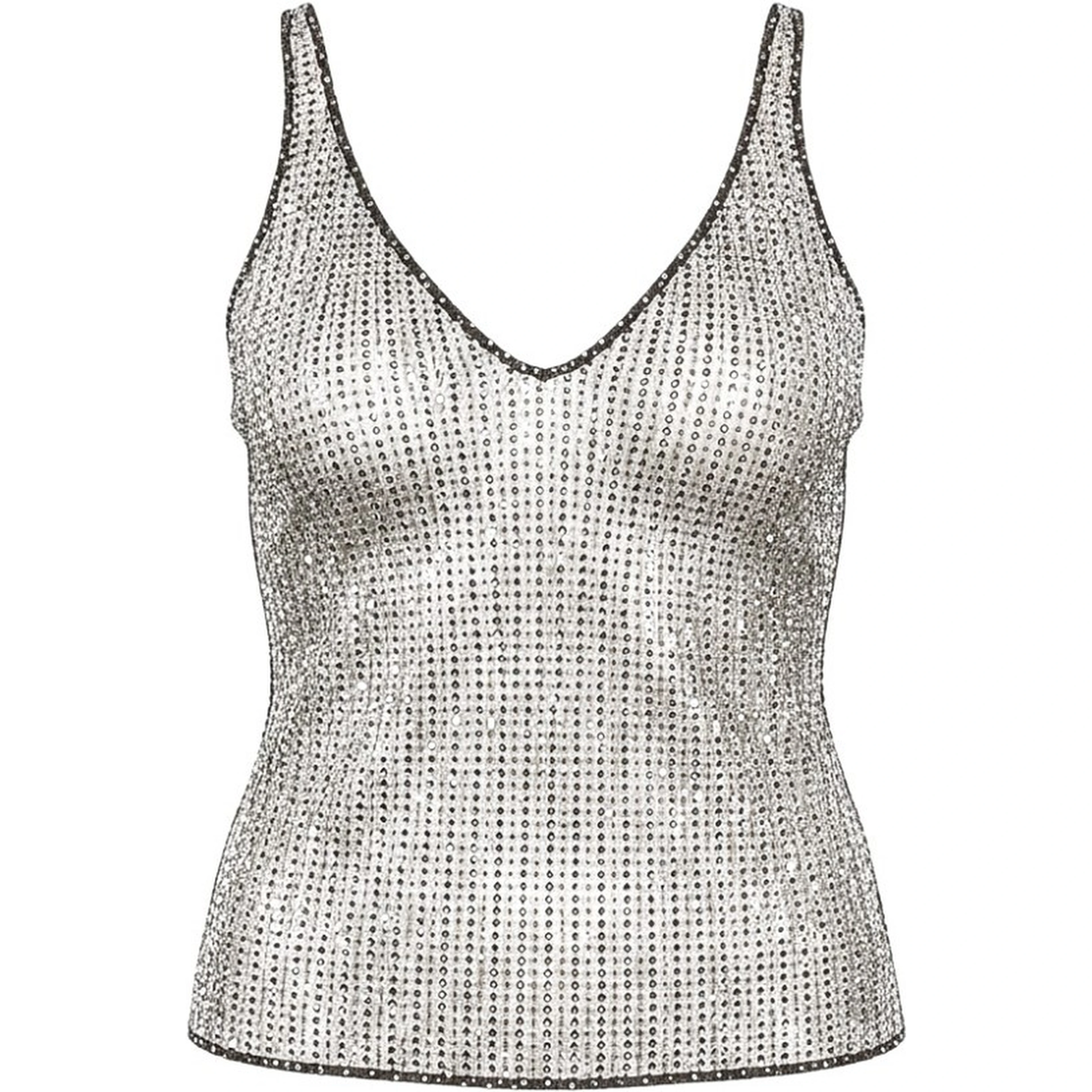 Crystal mesh top