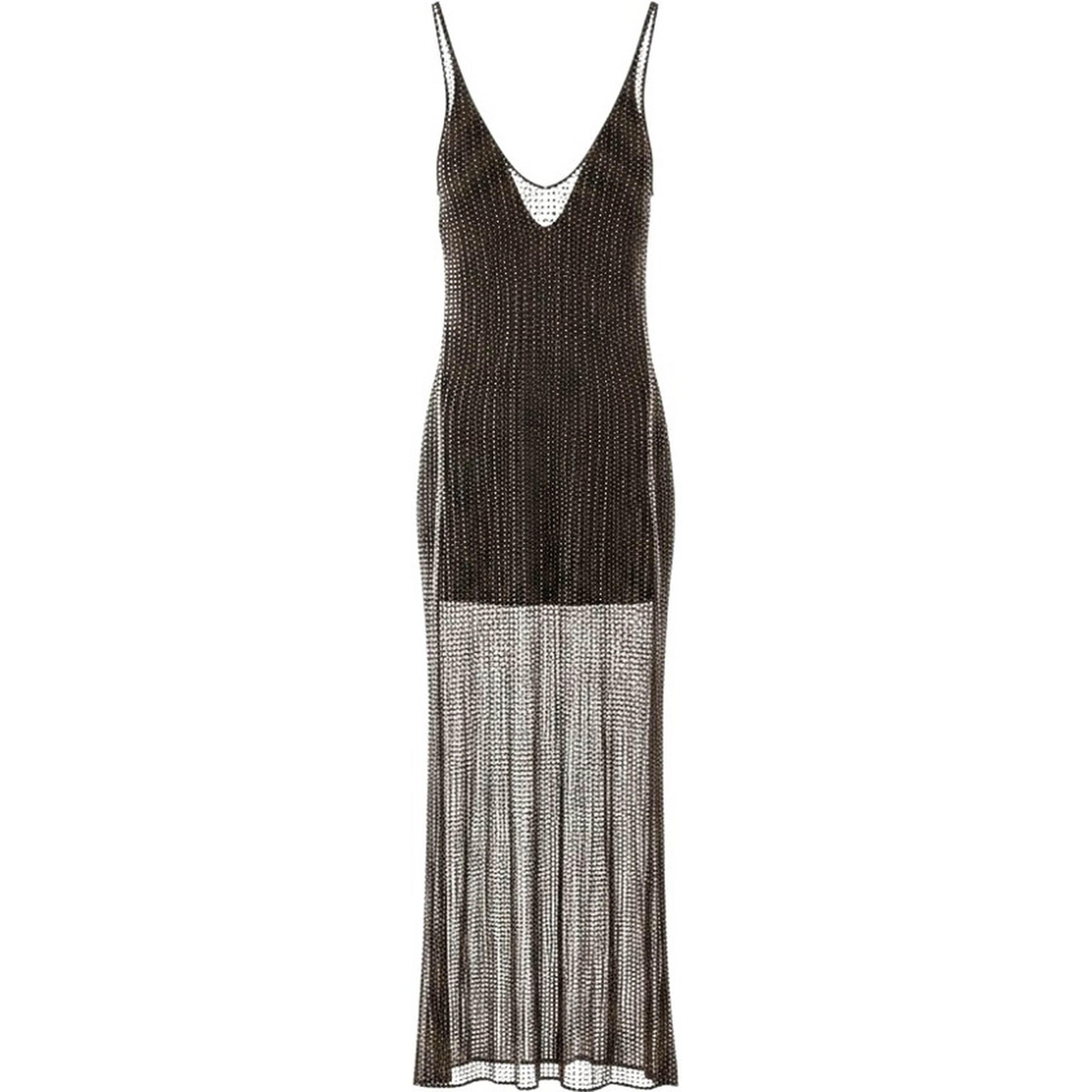 Crystal strapless mini dress