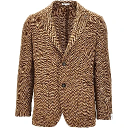 'Venezia' virgin wool single-breasted jacket
