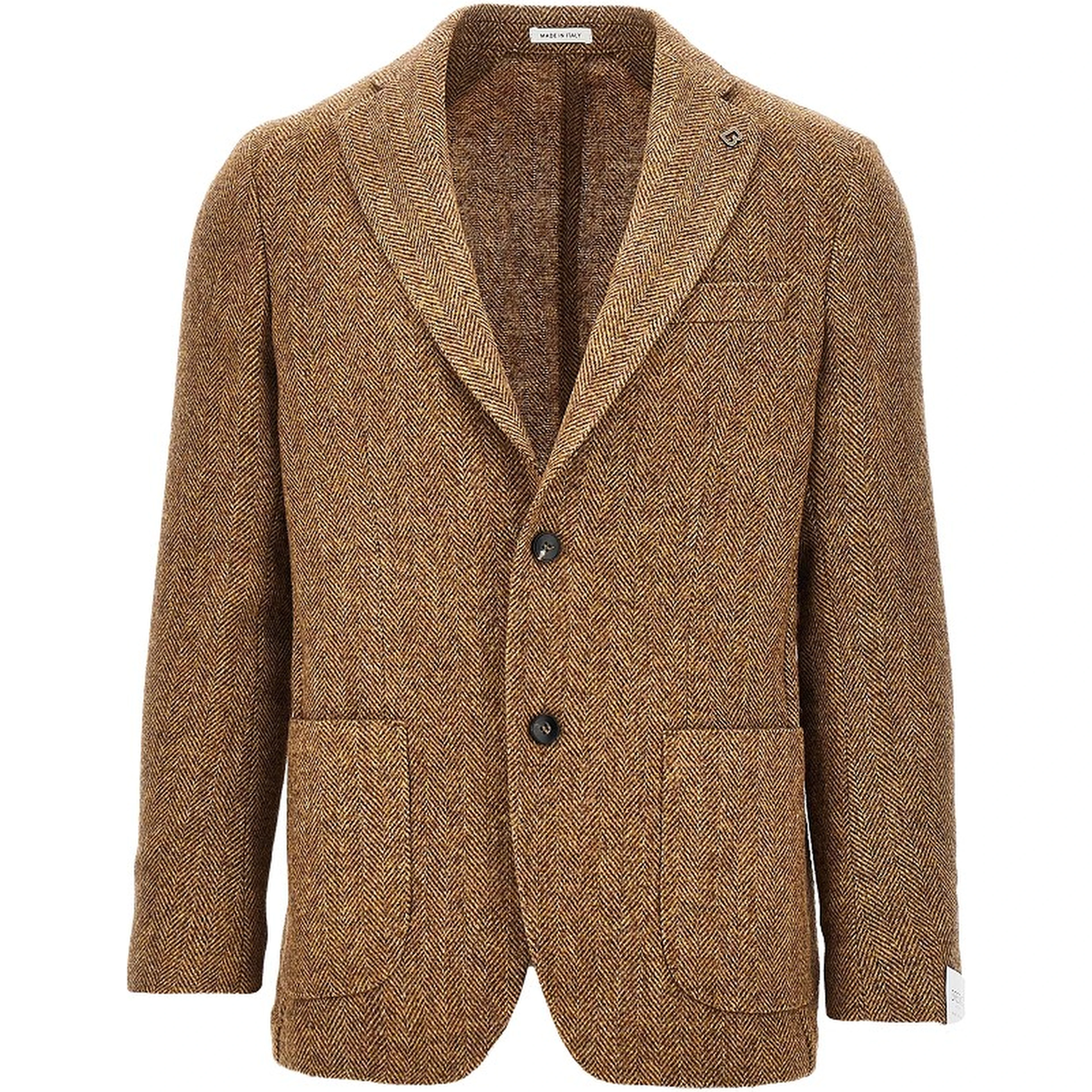 'Venezia' virgin wool single-breasted jacket