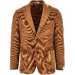 'Venezia' corduroy single-breasted jacket