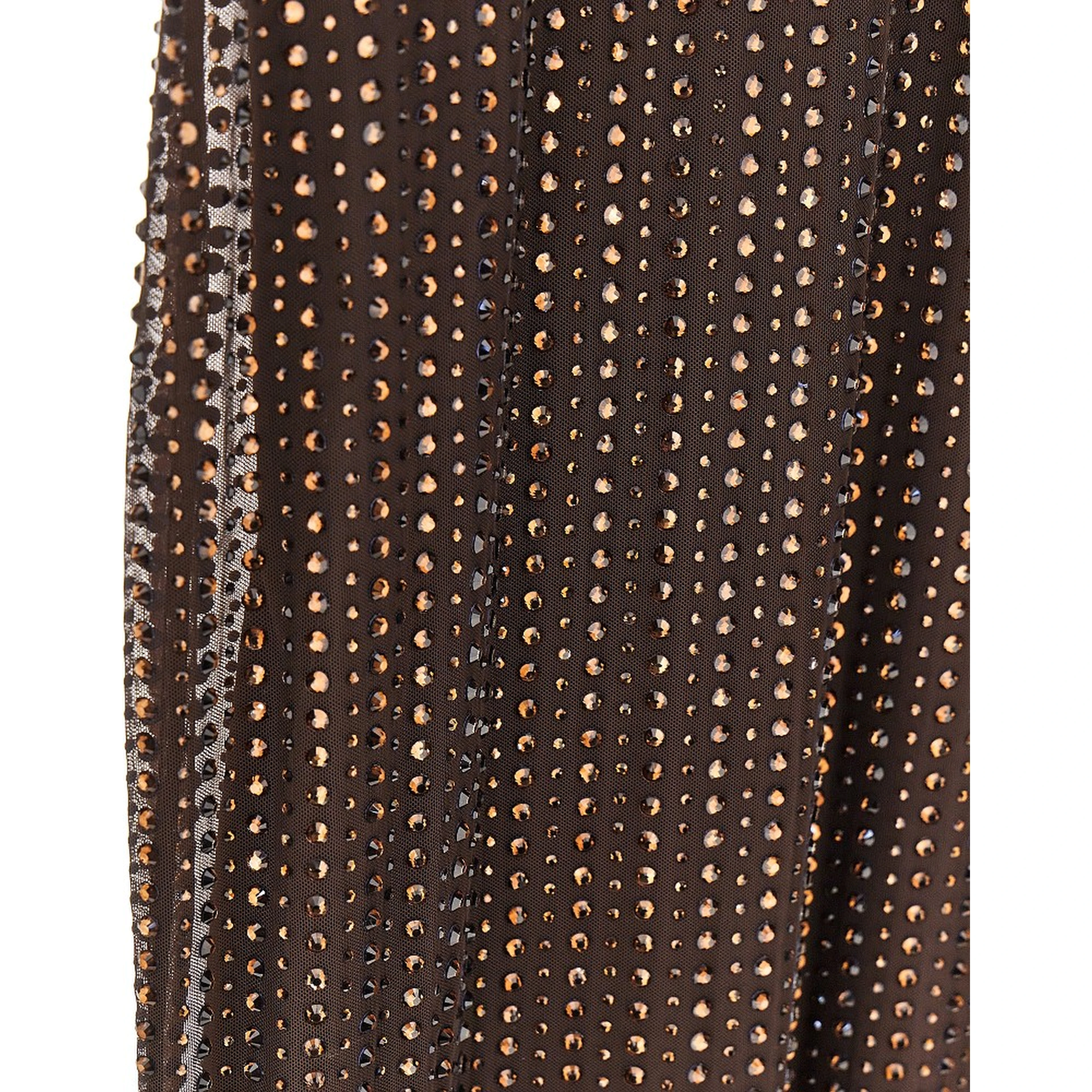 Crystal strapless mini dress