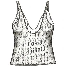 Crystal mesh top