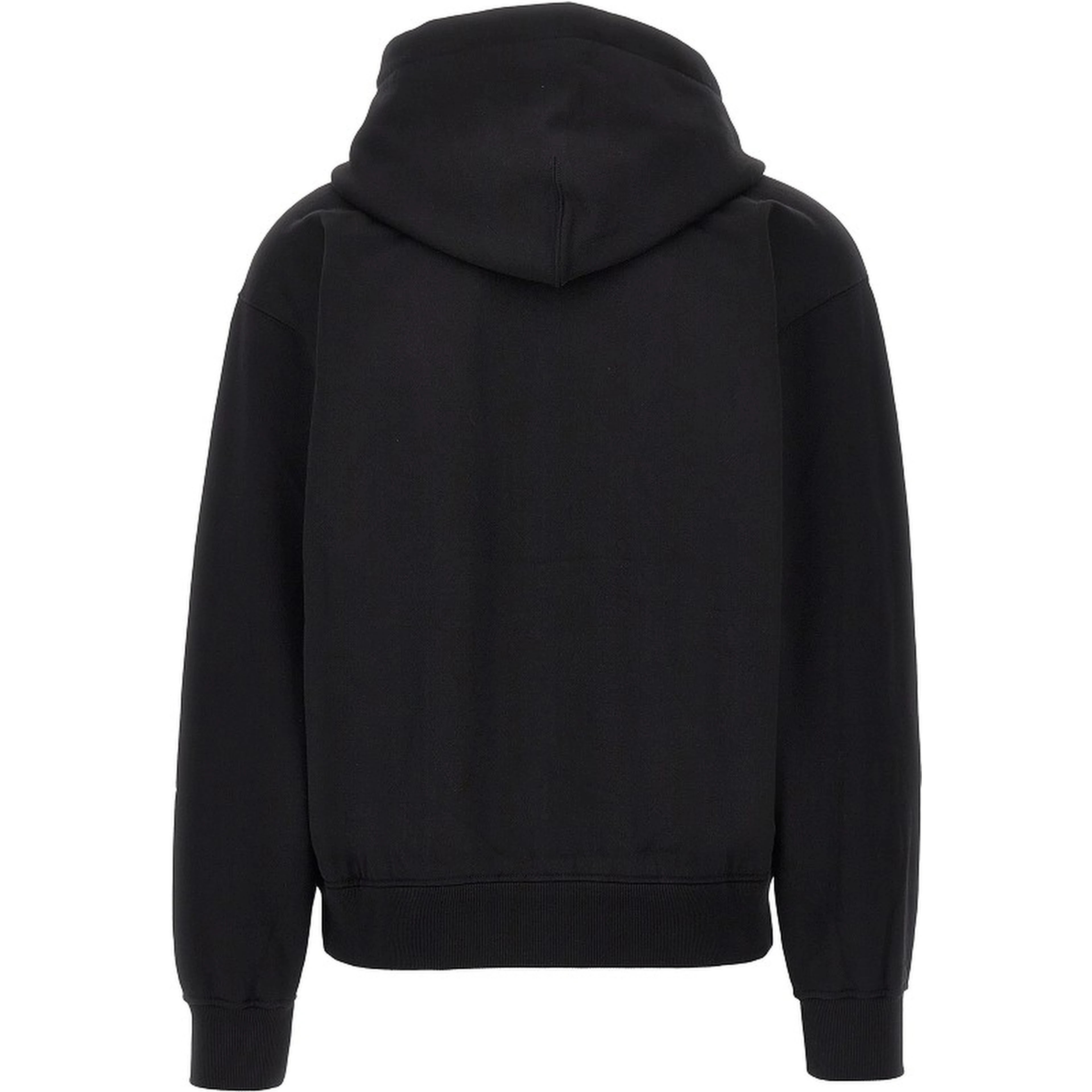 Cotton sweatshirt with log plate