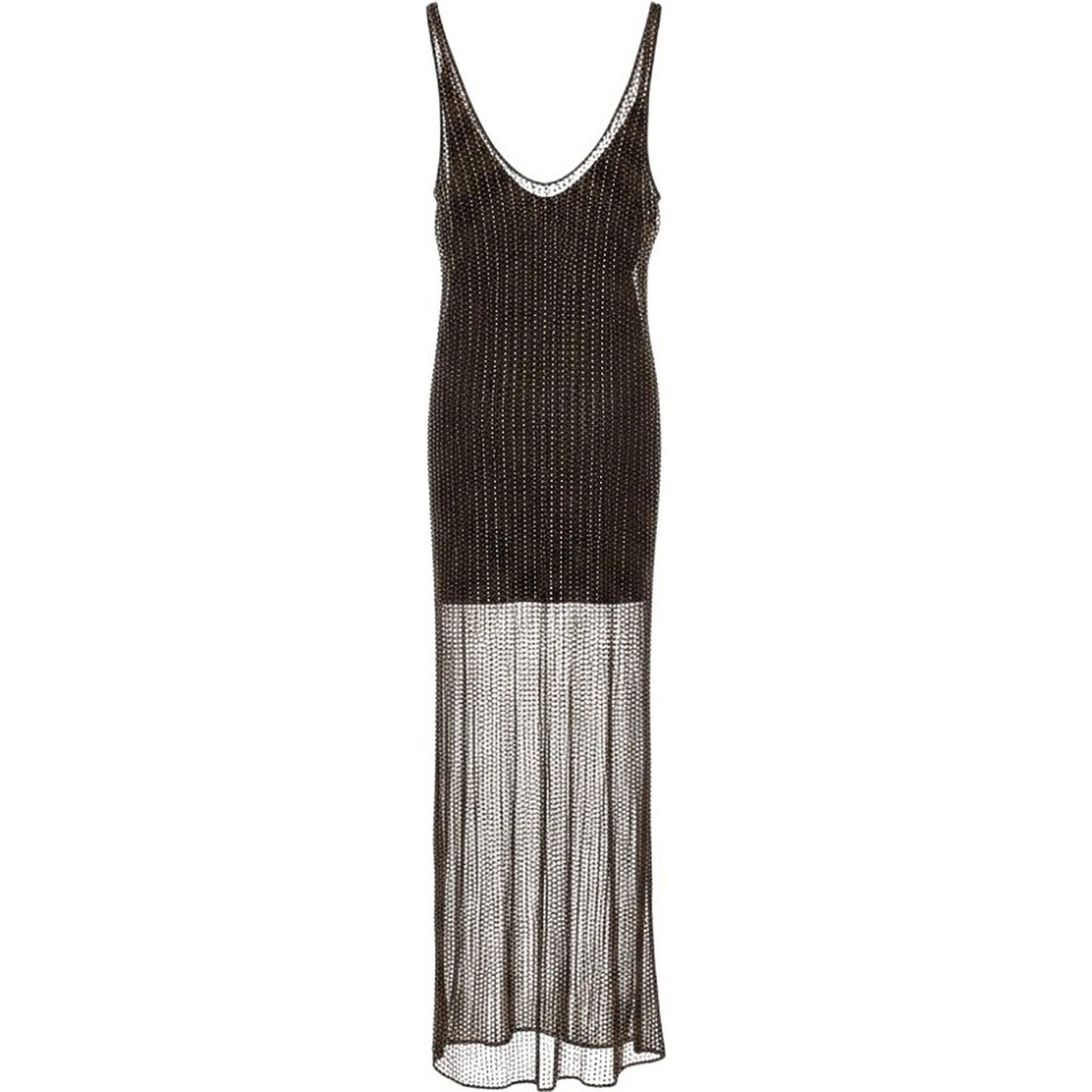 Crystal strapless mini dress